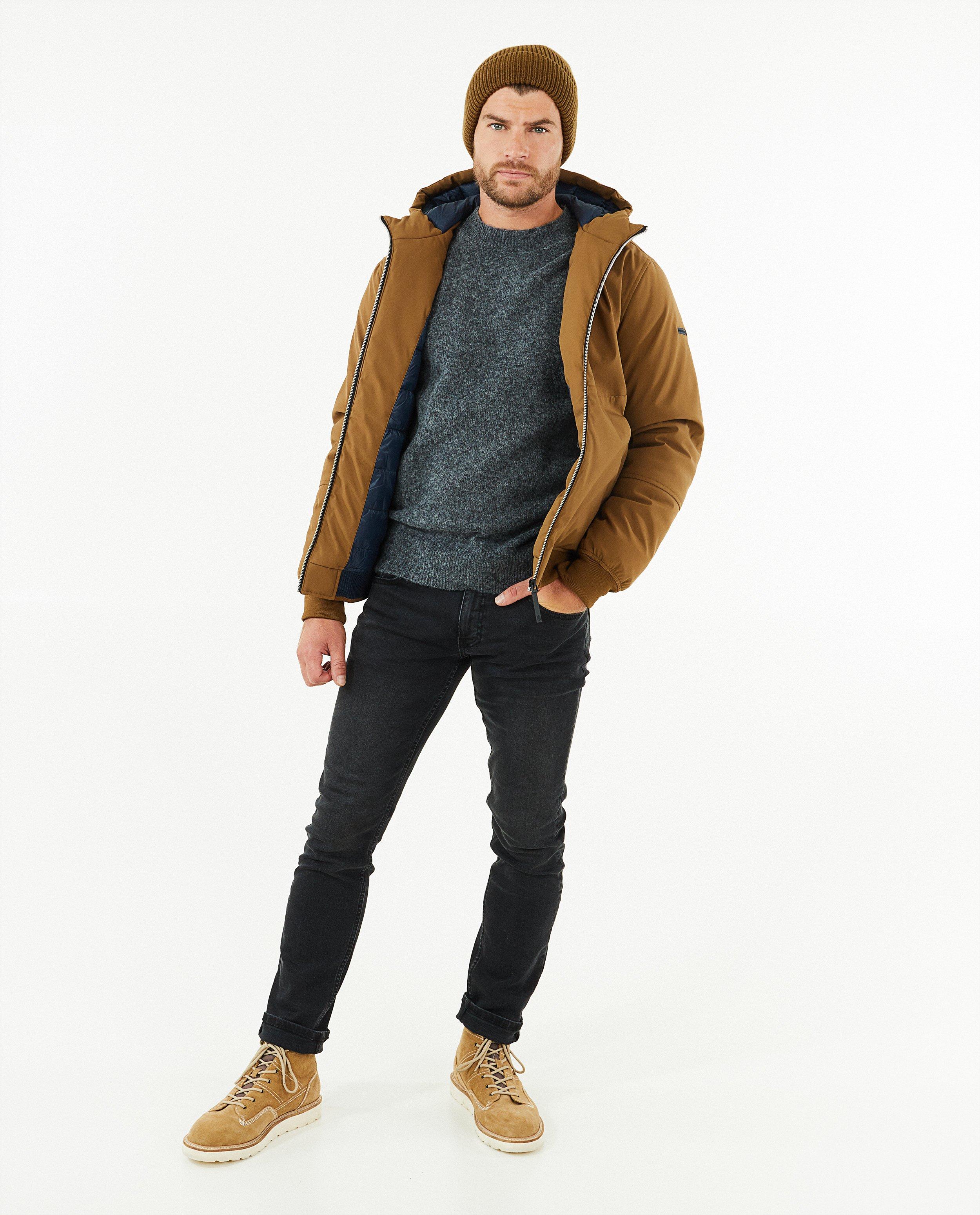 Bruine jas met kap - Product Detail - bruin - afbeelding nummer 1