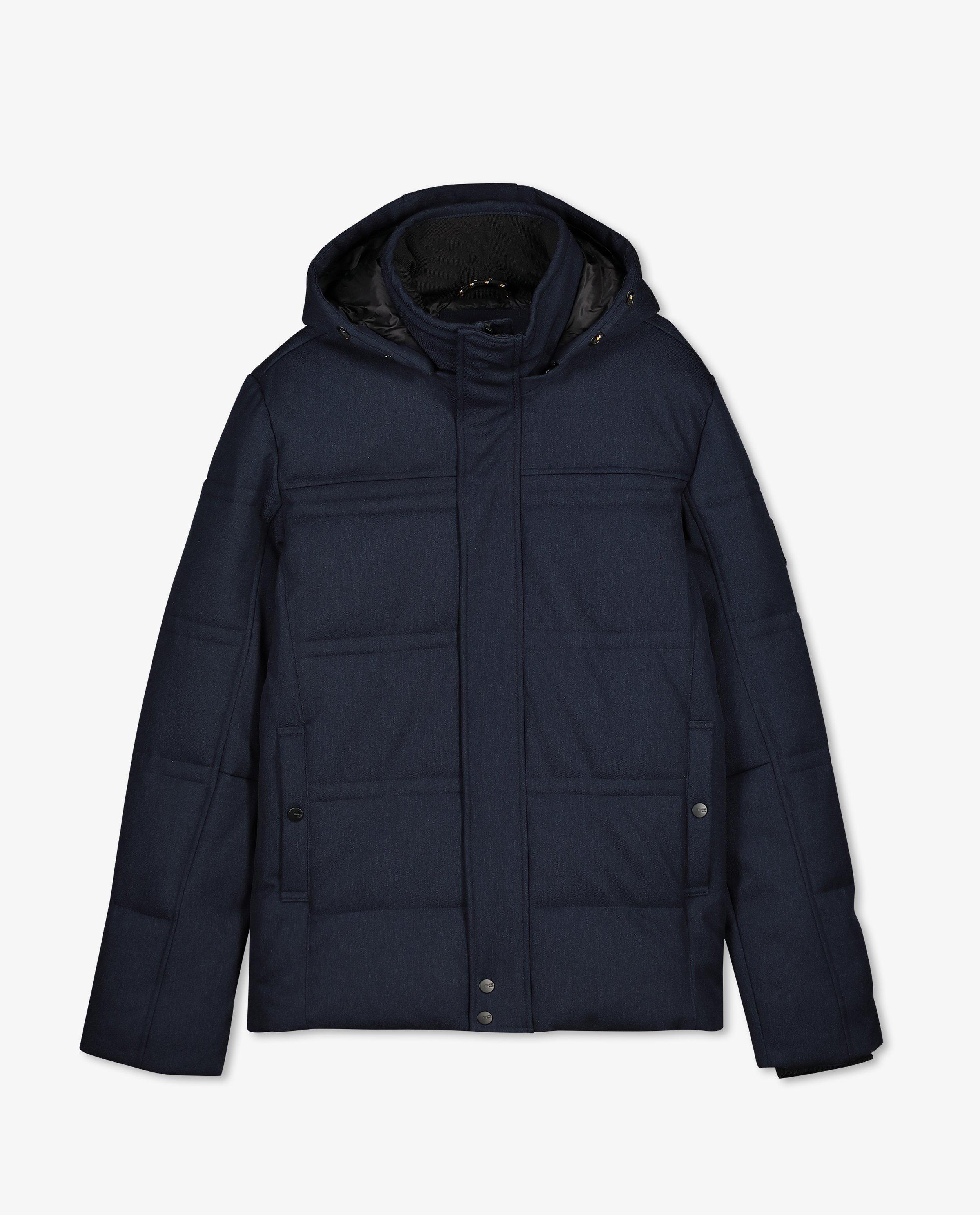 Veste bleu foncé à capuchon - null - Quarterback