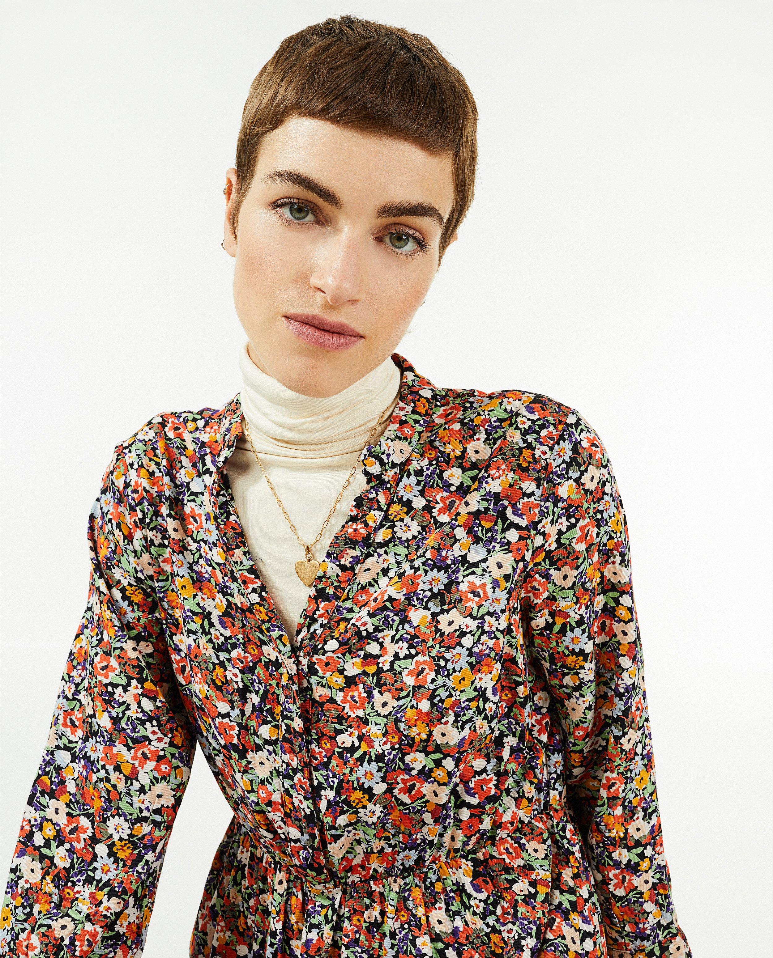 Kleedjes - Jurk met bloemenprint