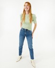 Blauwe straight jeans - null - Pieces