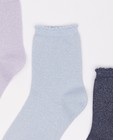 Chaussettes - Lot de 3 paires de chaussettes, fil métallisé