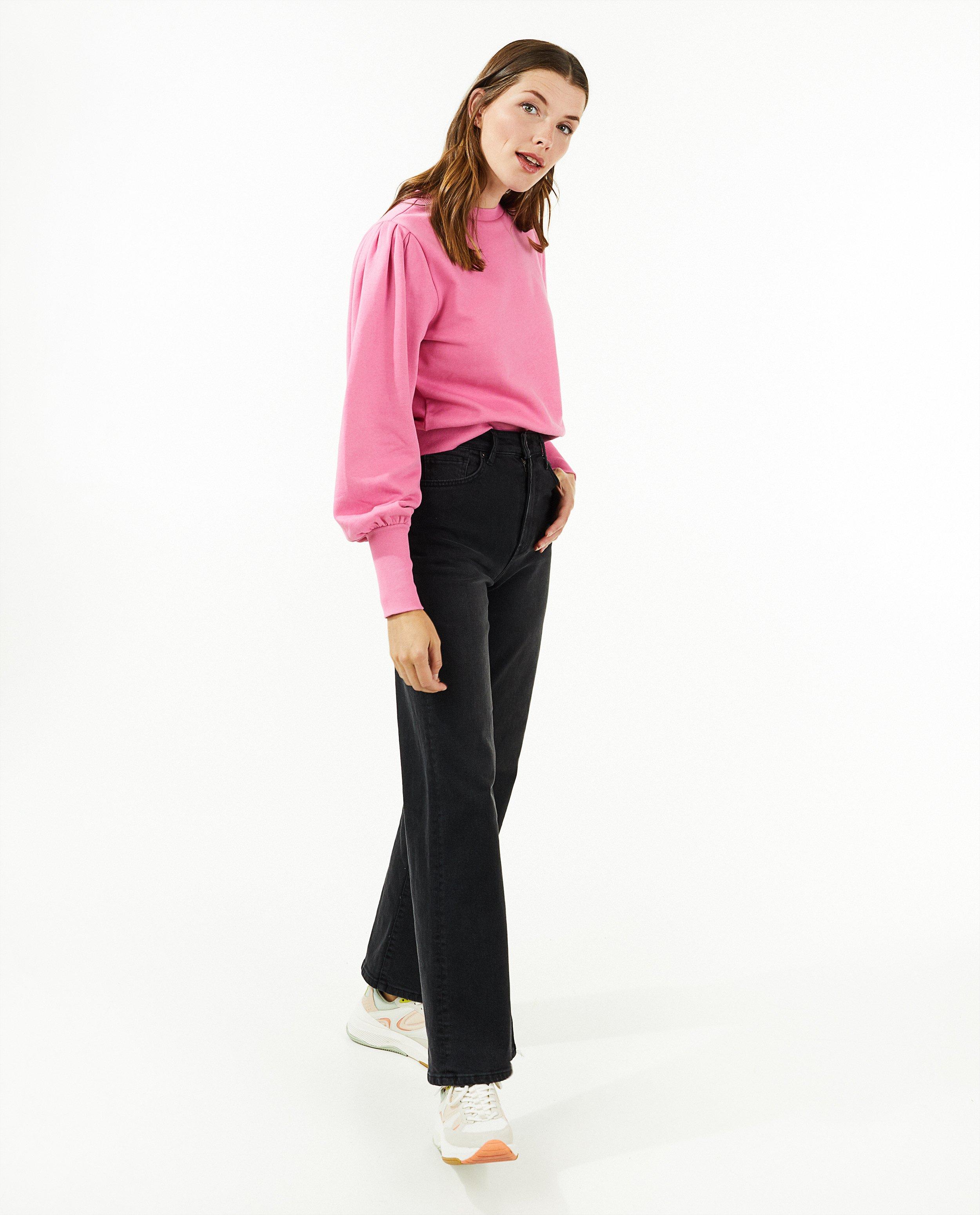 Jeans ample noir - null - Pieces