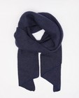 Donkerblauwe sjaal met glitters - null - Pieces