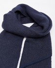 Breigoed - Donkerblauwe sjaal met glitters