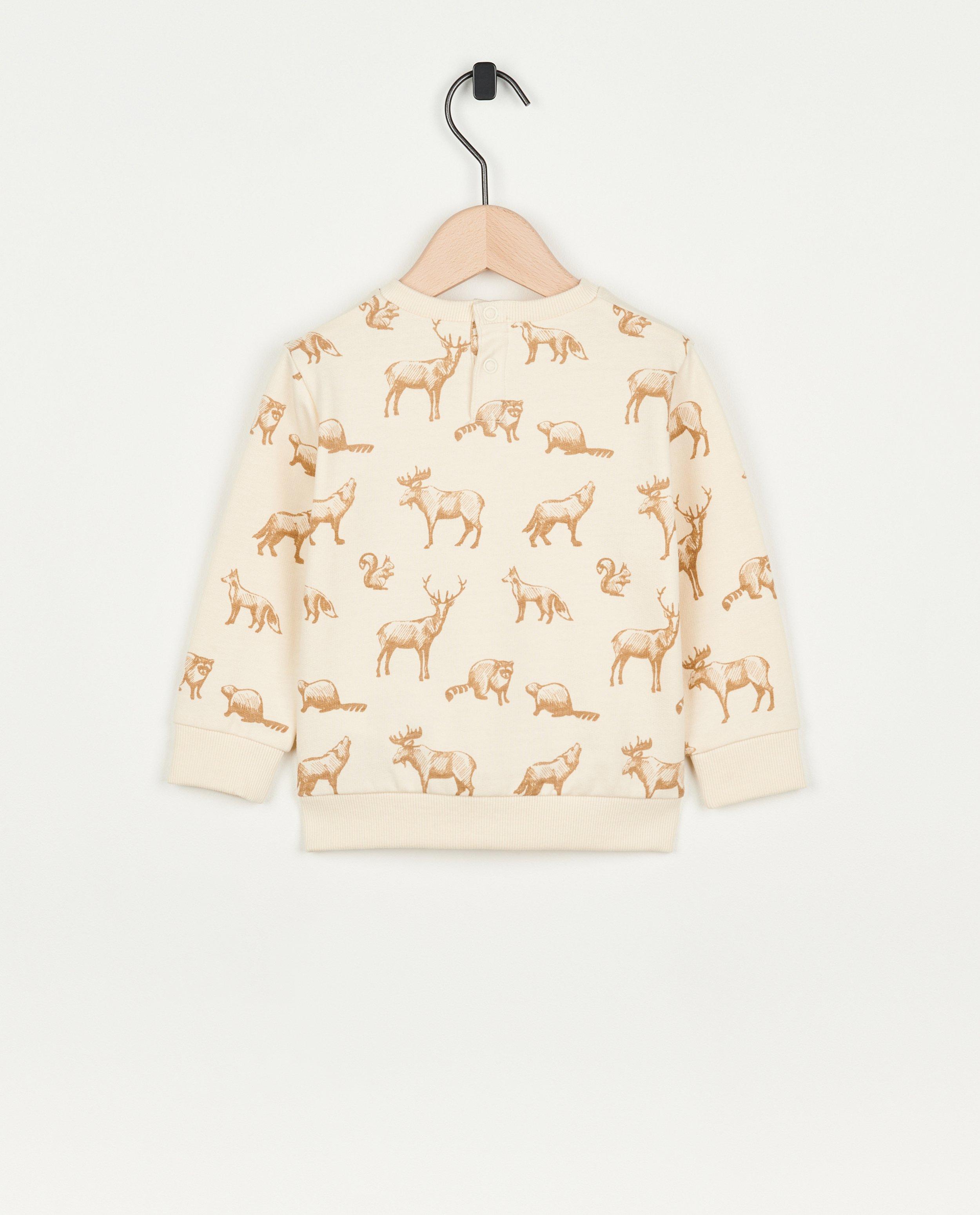 Sweaters - Witte sweater met print