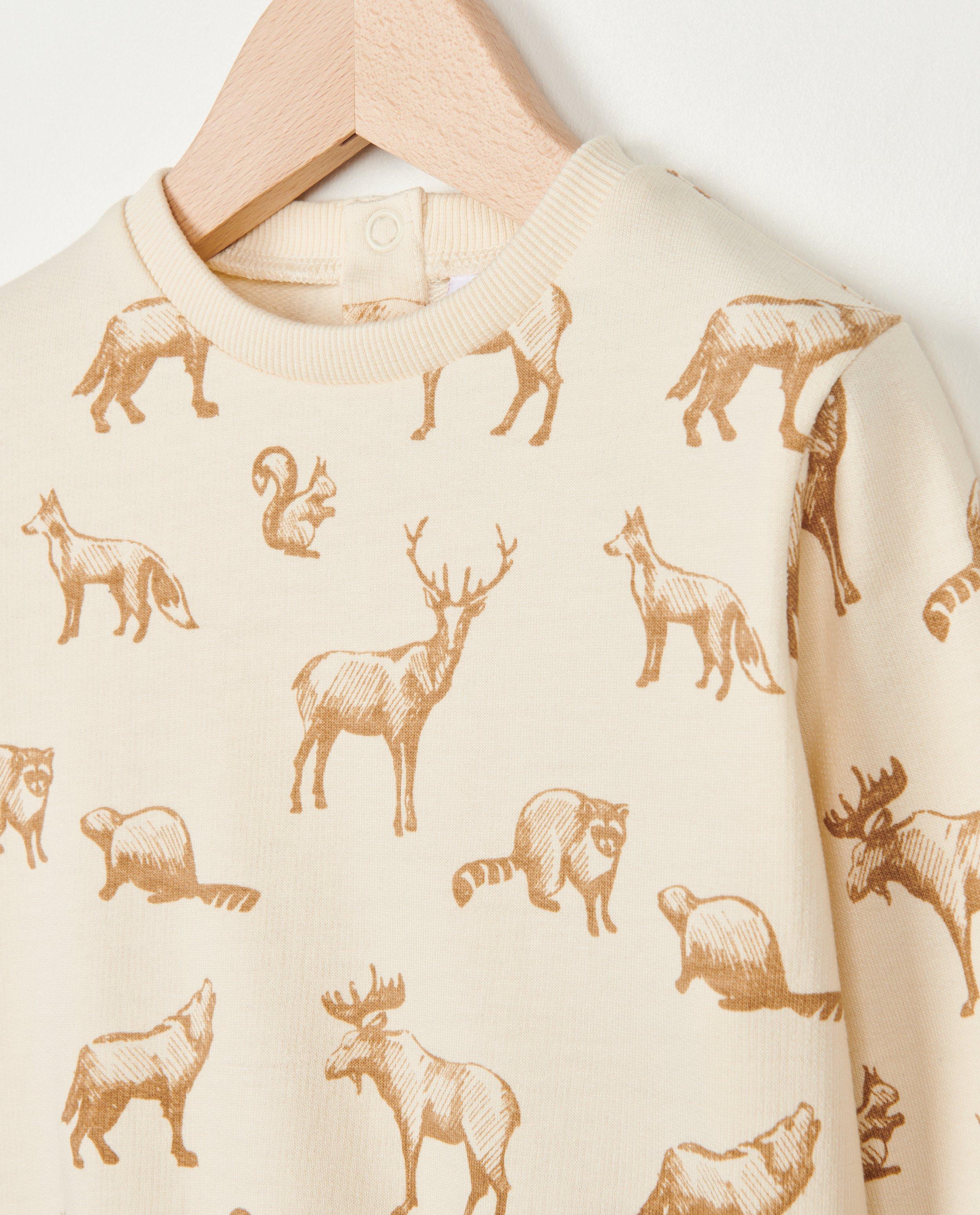Sweaters - Witte sweater met print