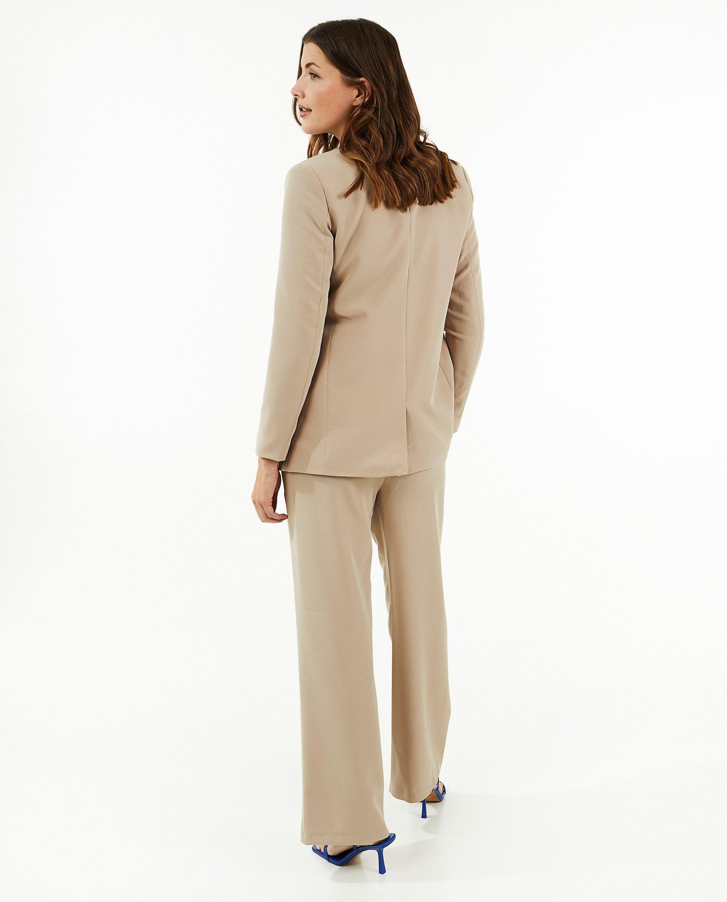 Pantalons - Pantalon habillé beige