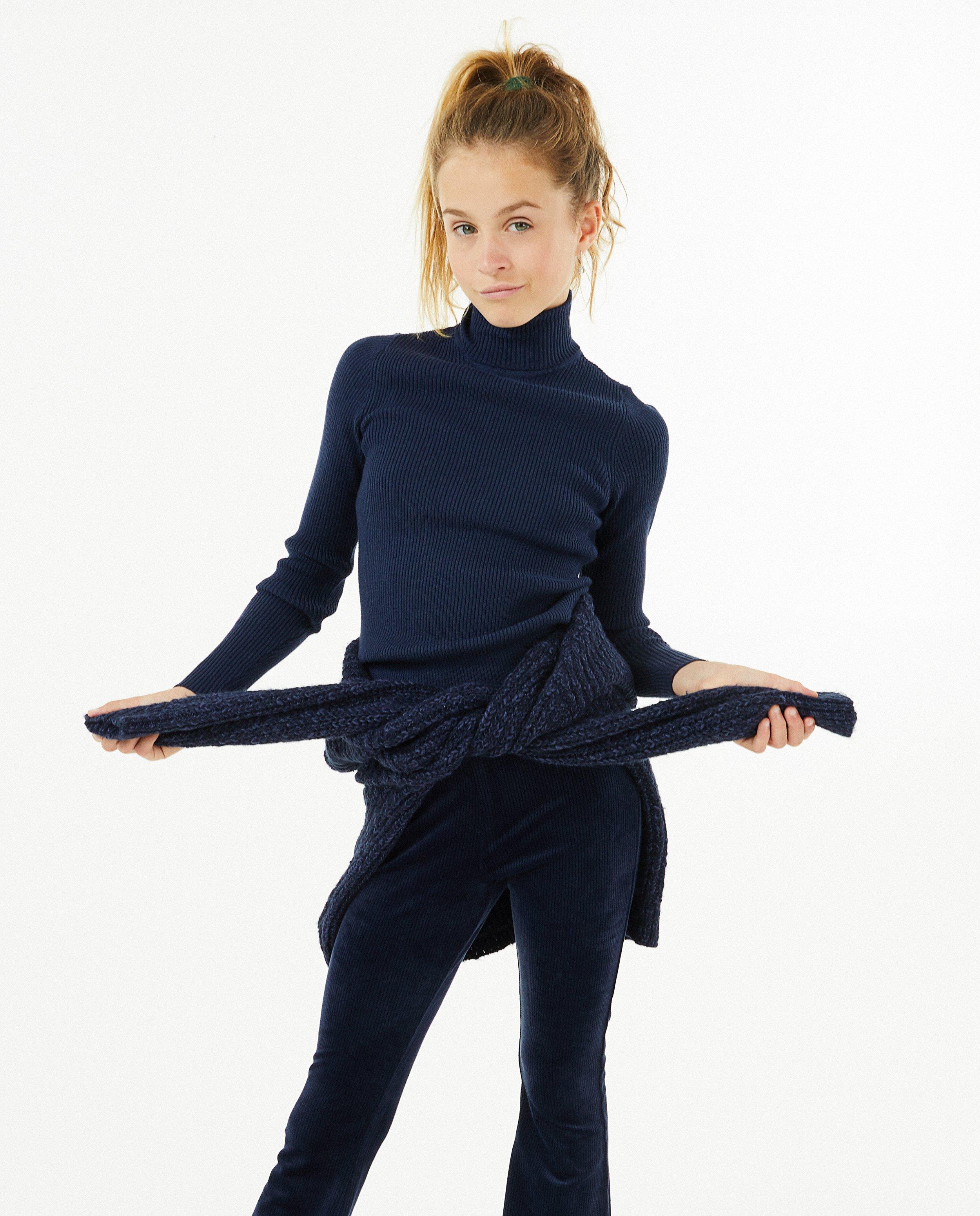 Donkerblauwe coltrui sale