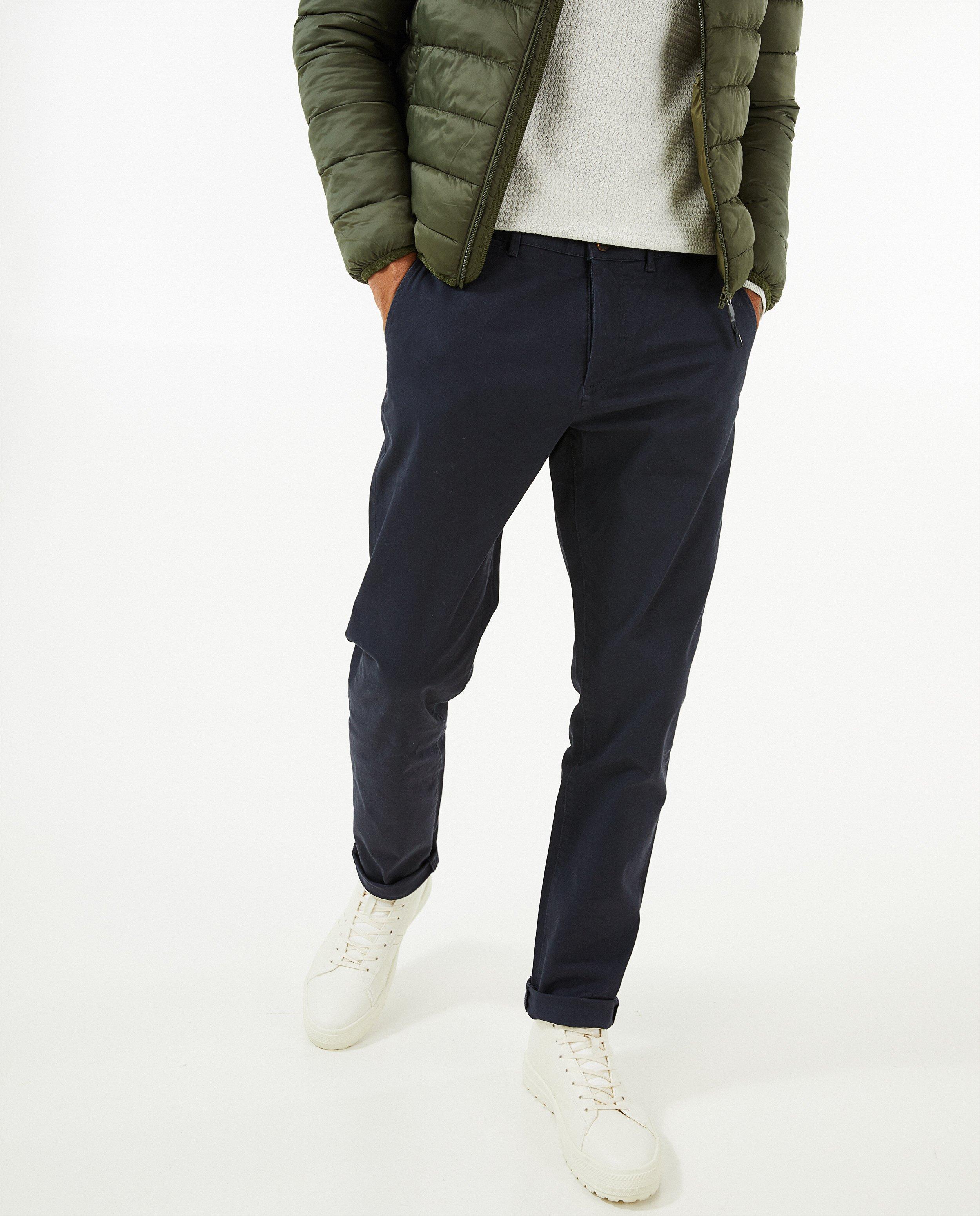 Broeken - Bruine chino met slim fit Matthew