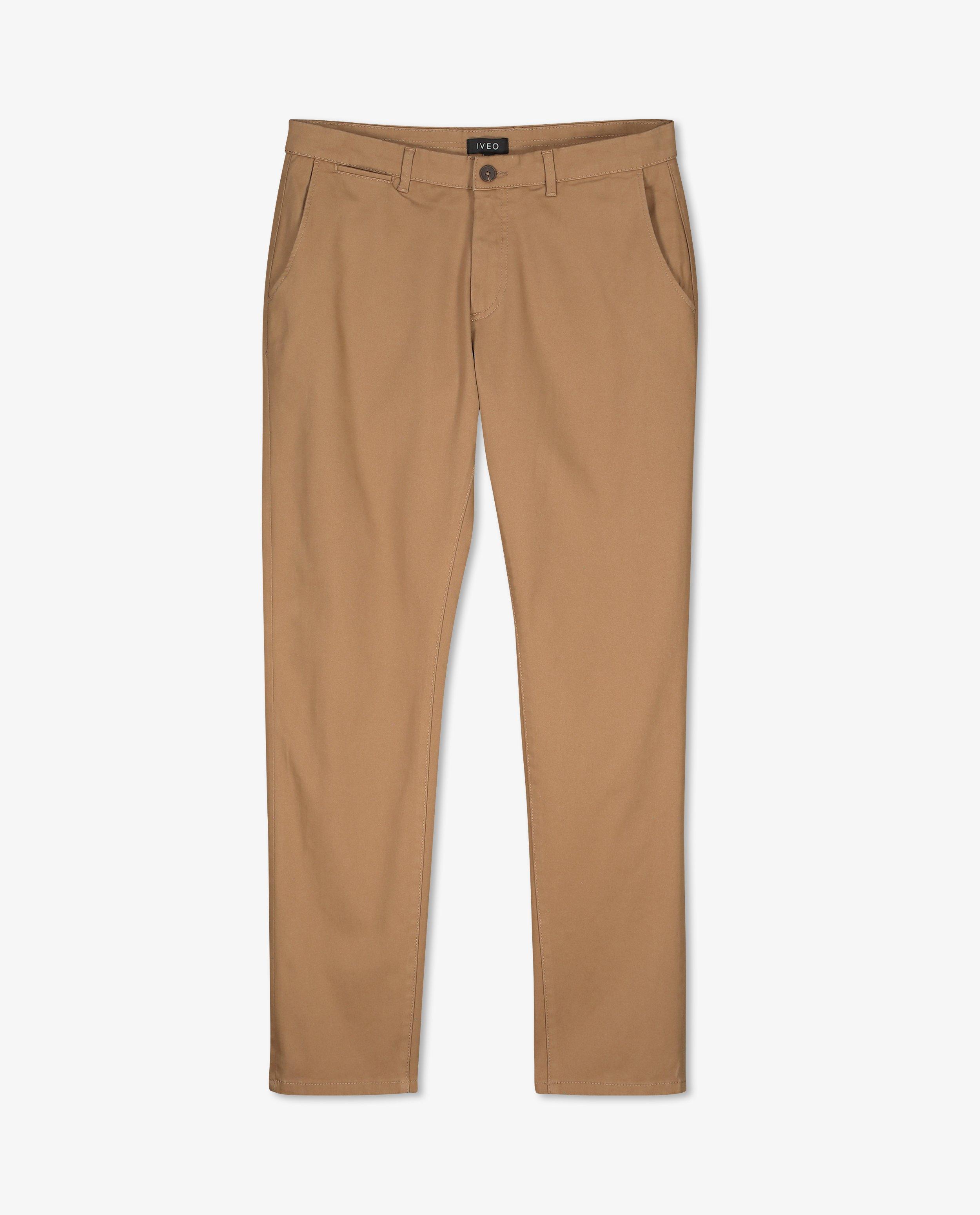 Kaki chino met slim fit Matthew - null - Fish & Chips