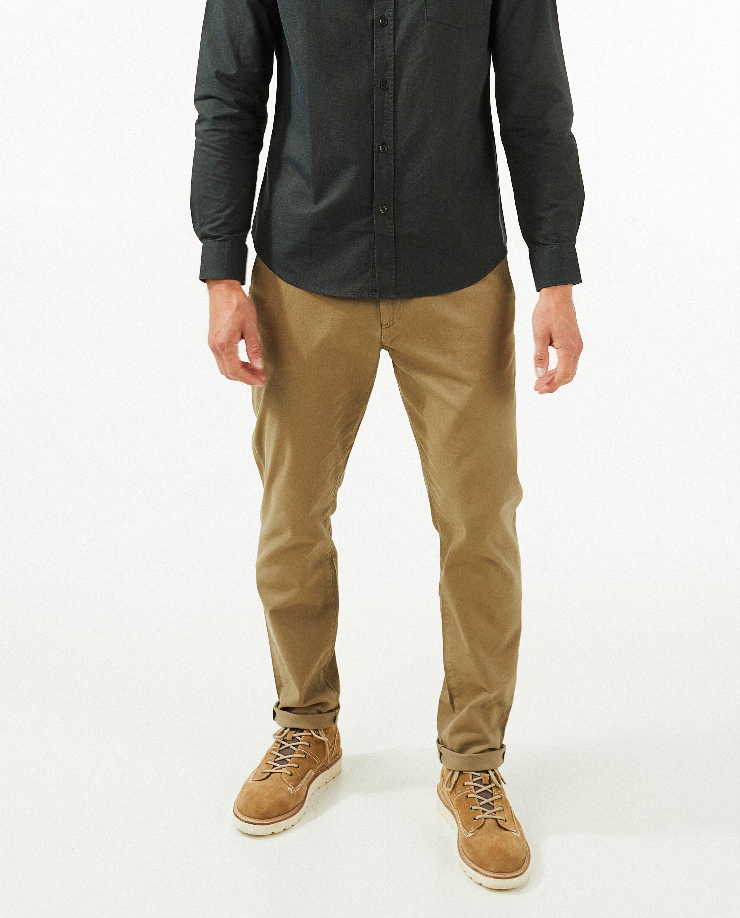 Broeken - Bruine chino met slim fit Matthew