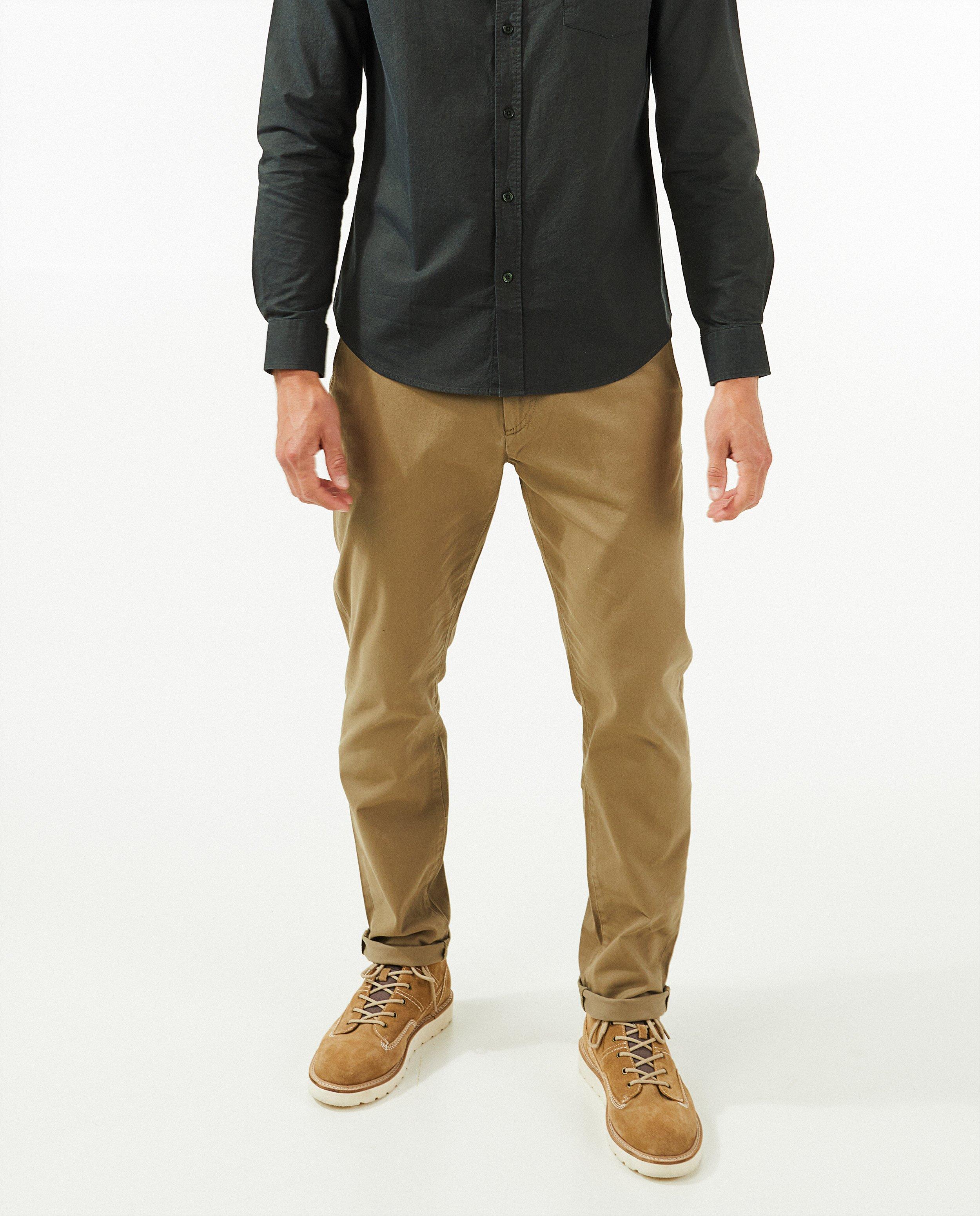 Pantalons - Chino brun slim fit Matthew