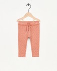 Pantalon rose-brun à imprimé - null - Cuddles and Smiles
