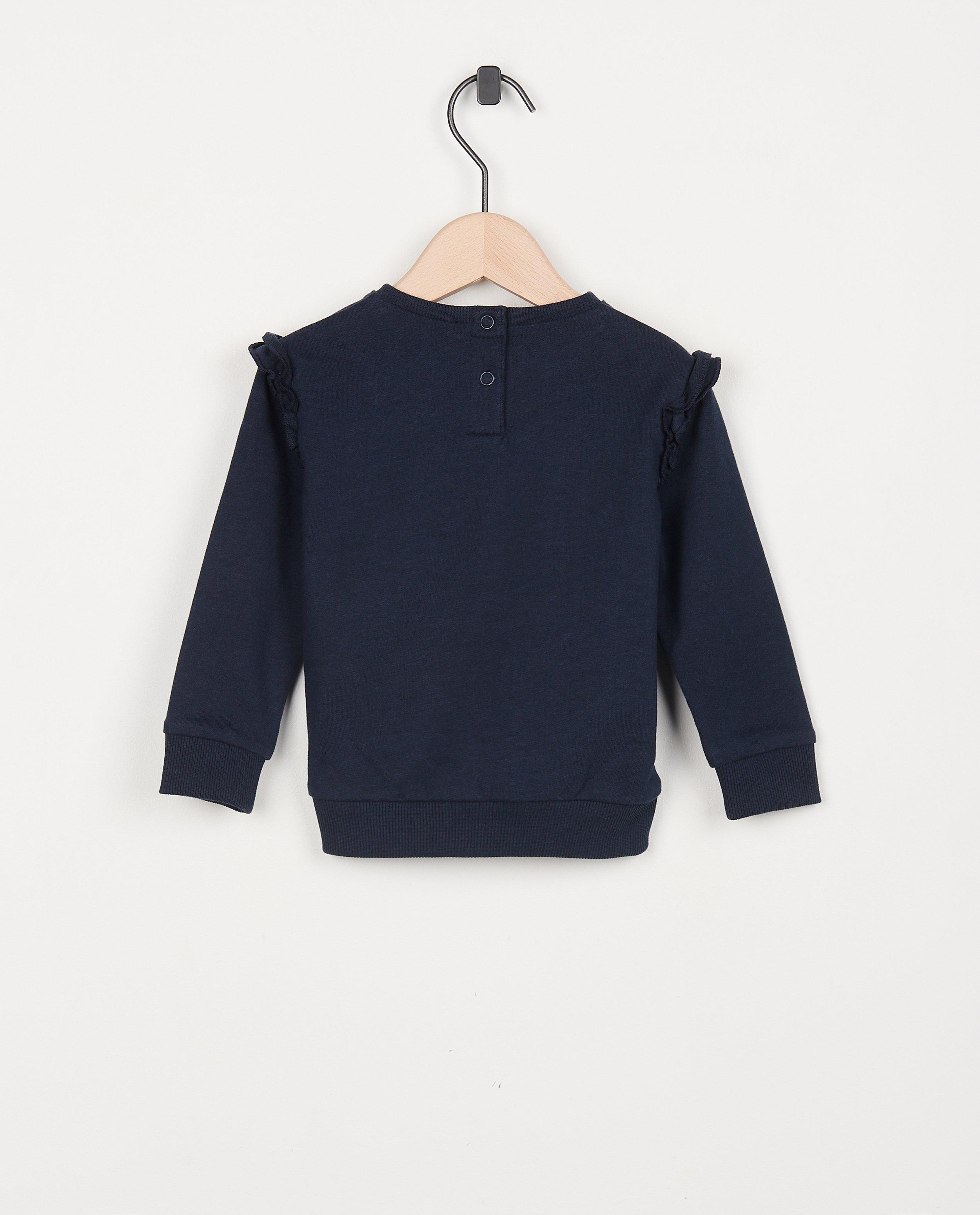 Sweaters - Ecru sweater met ruches