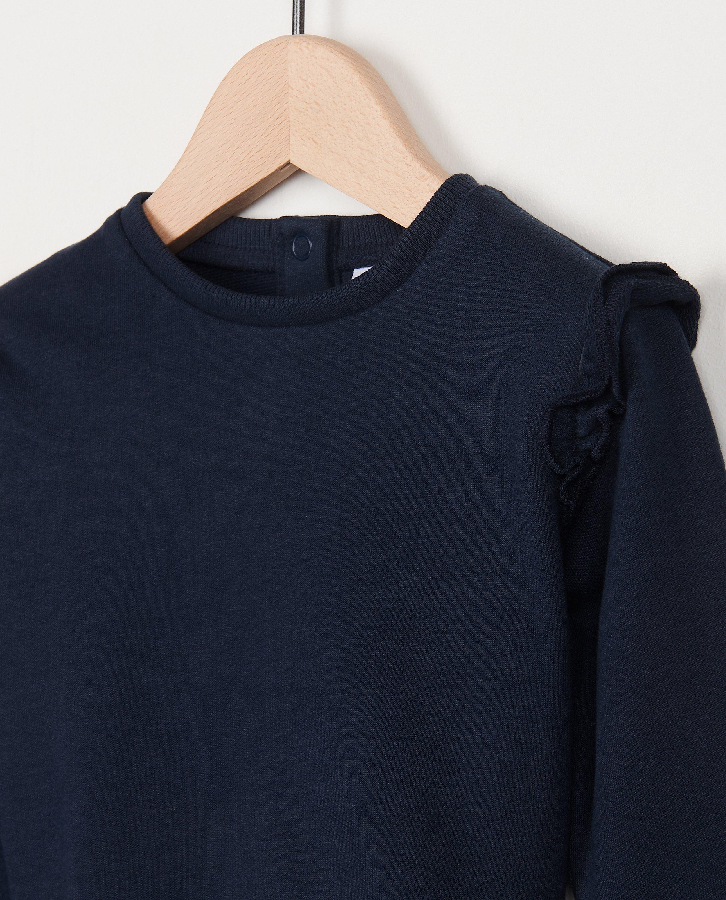 Sweaters - Ecru sweater met ruches
