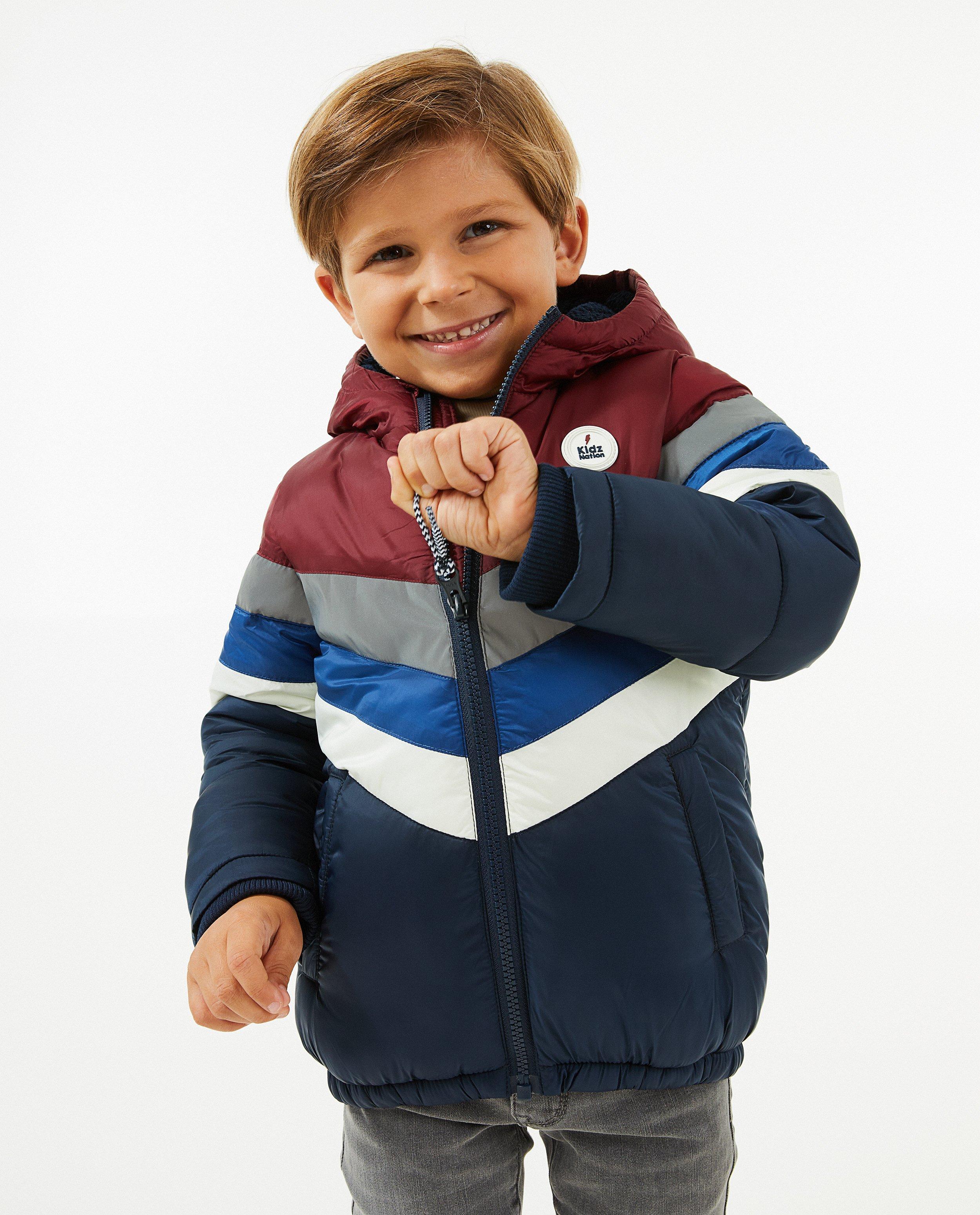 Donsjassen - Winterjas met reflecterende strook, 2-7 jaar