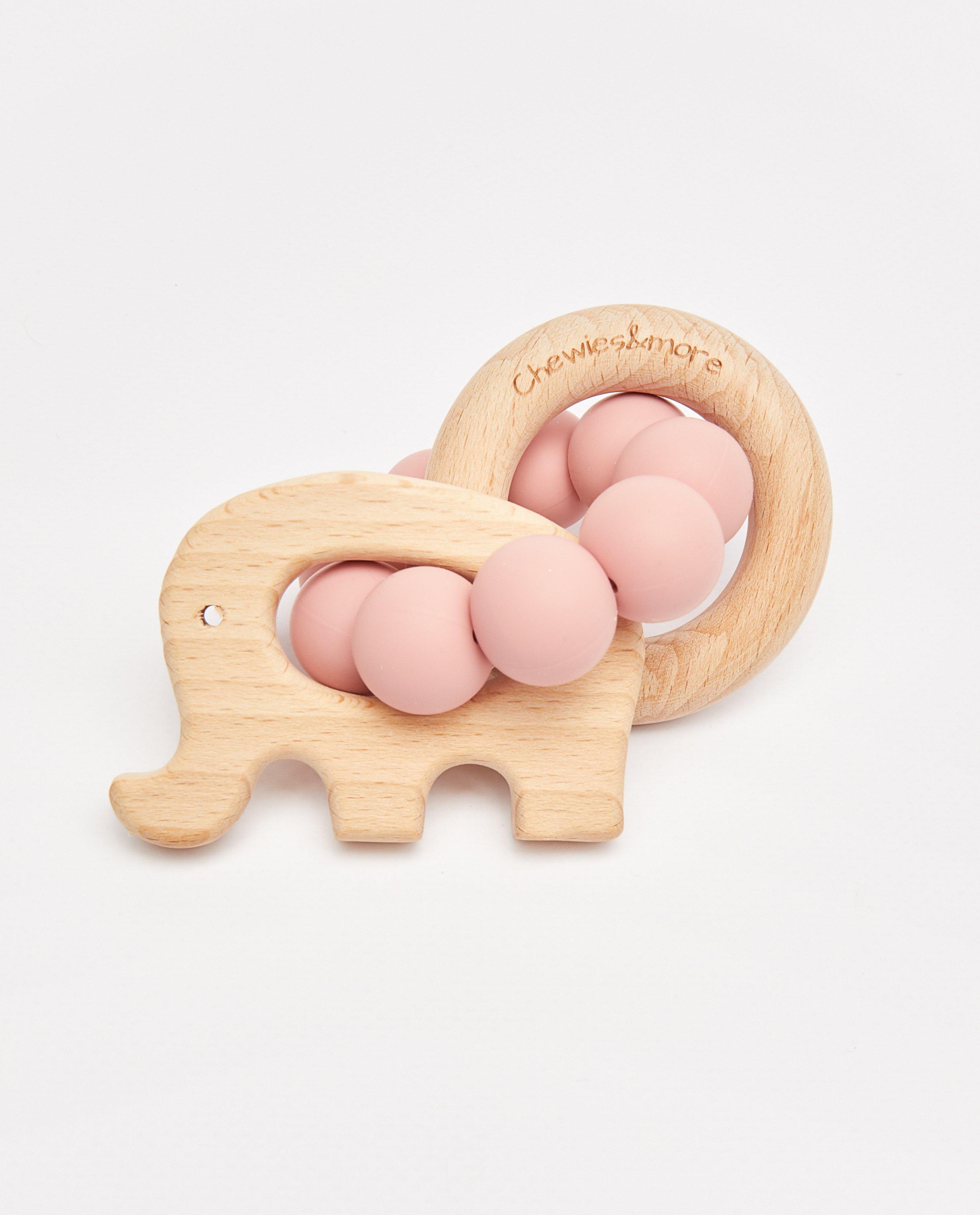 Jouet de dentition Chewies & more - D&eacute;tails du produit - rose - image num&eacute;ro 1