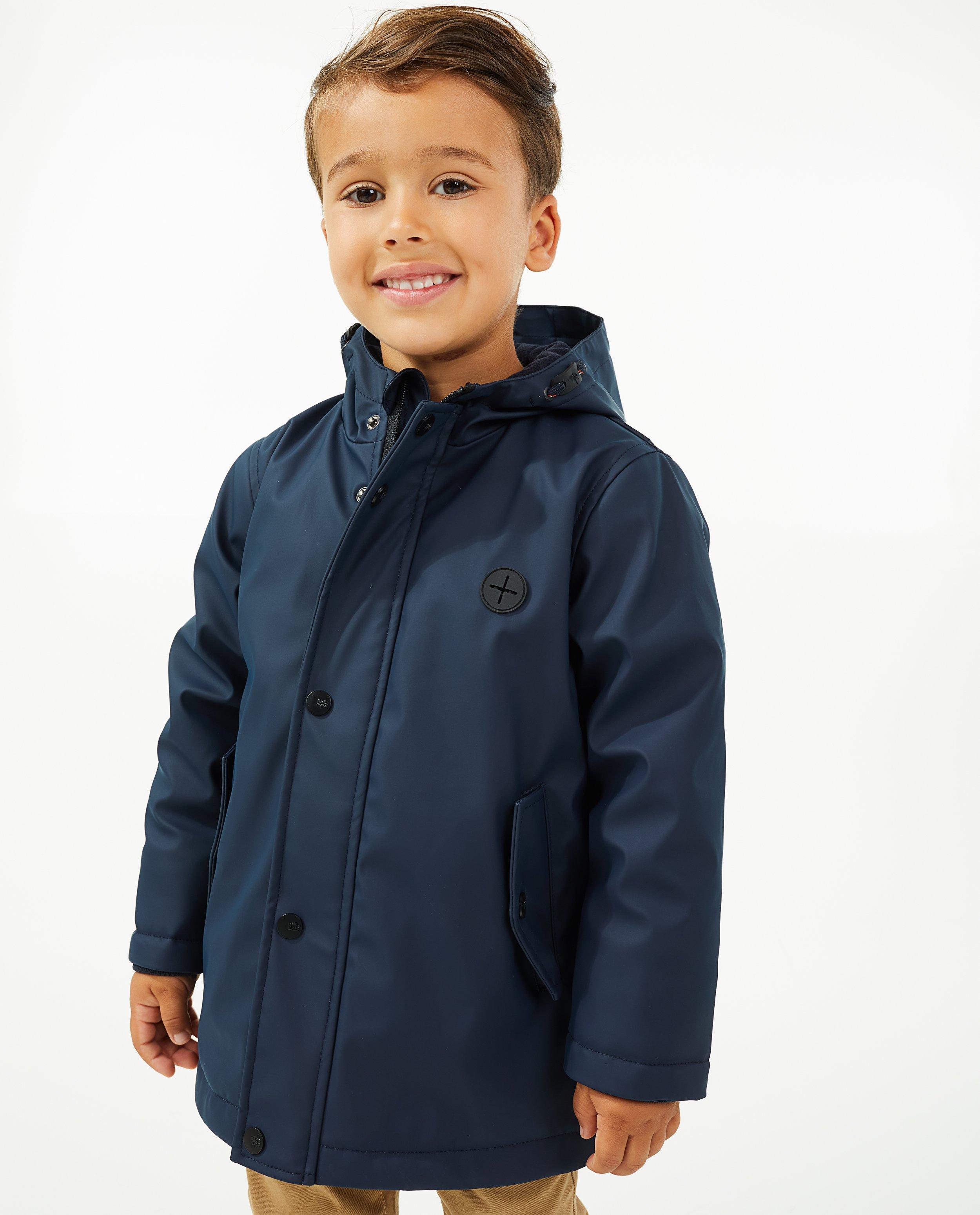 Donkergroene rubberjas, 2-7 jaar - null - Kidz Nation
