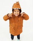 Trenchcoats - Oranje jas met dinoprint