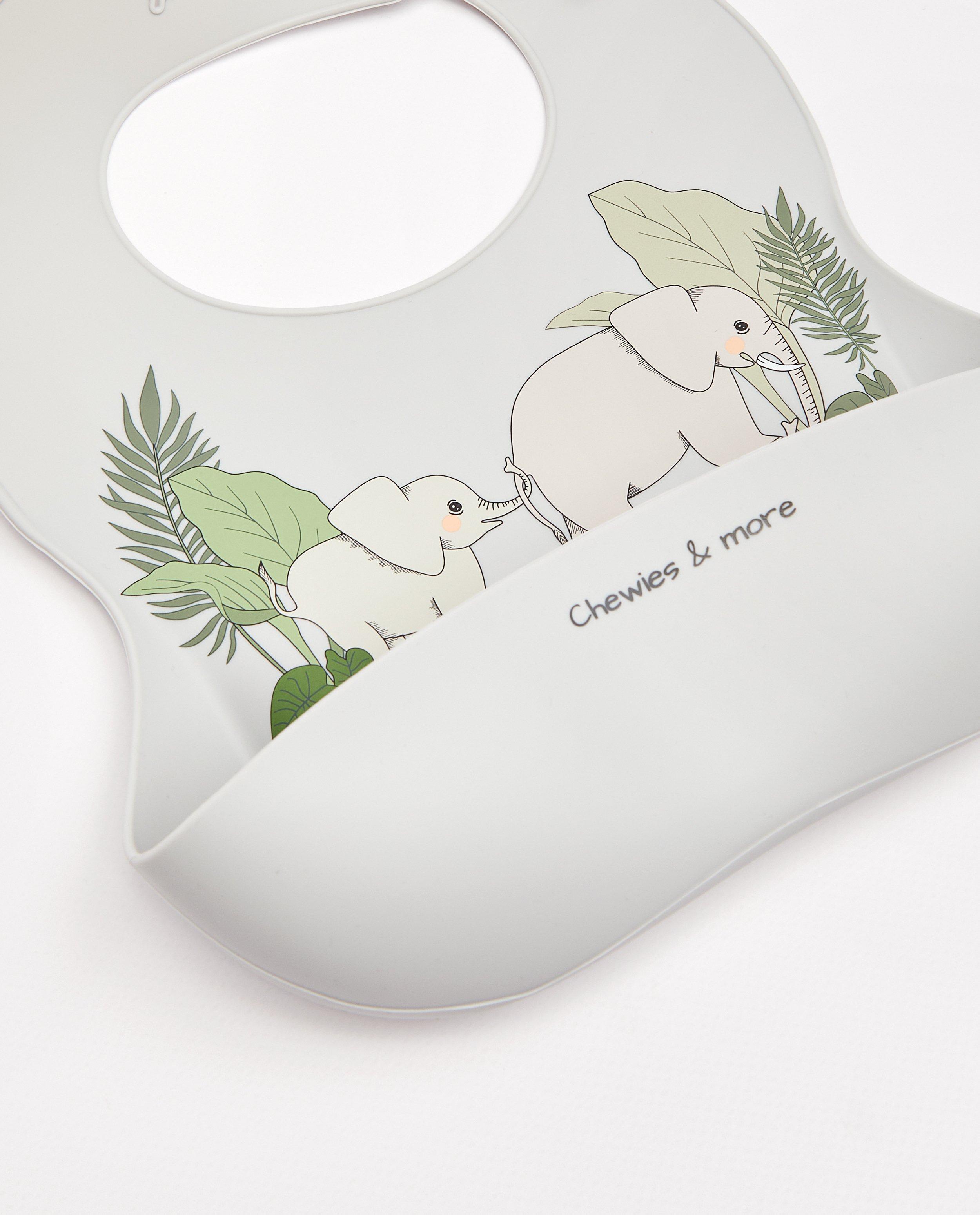 Accessoires pour bébés - Bavoir ajustable en silicone