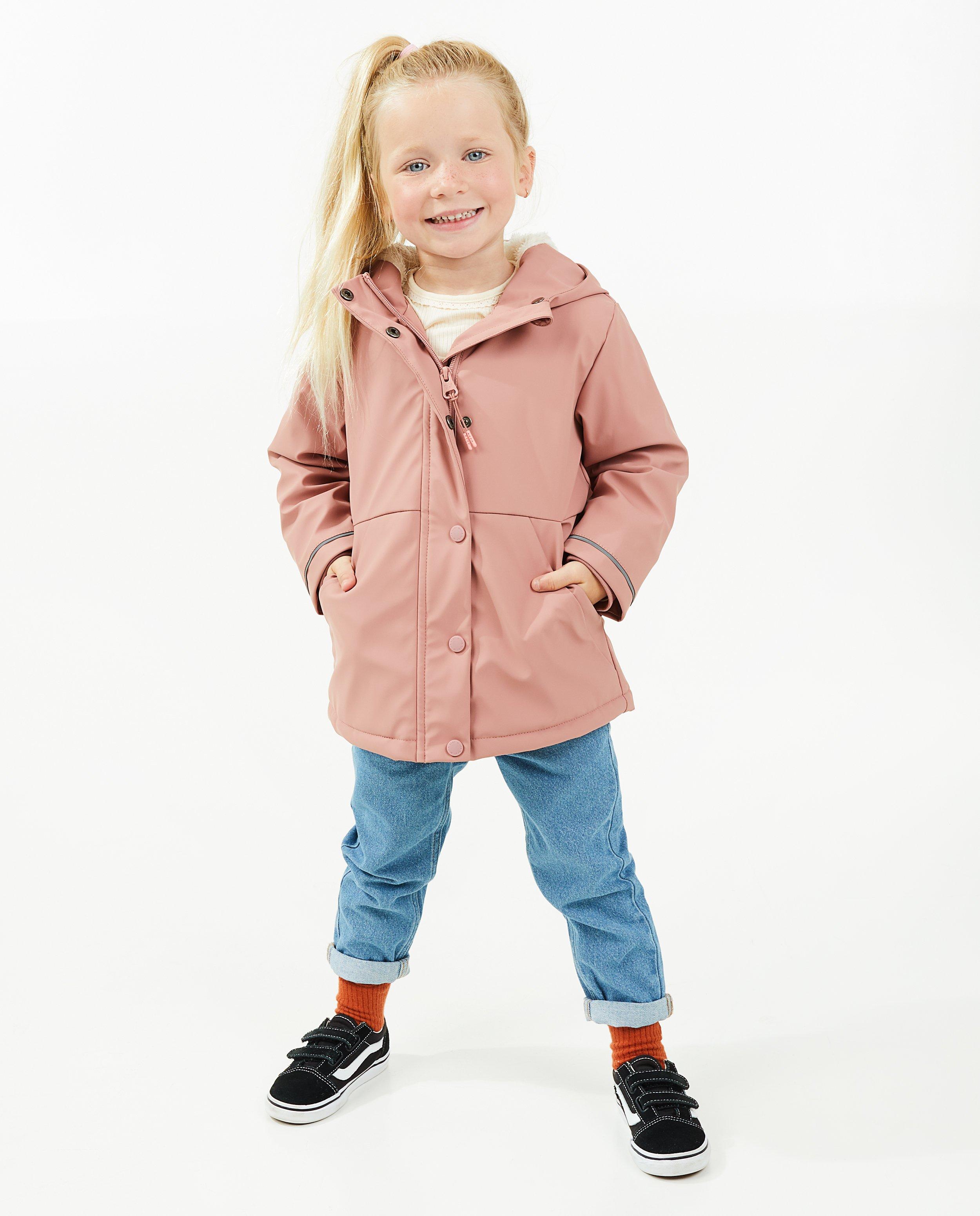 Manteau rose en caoutchouc avec un imprimé licorne - null - Milla Star