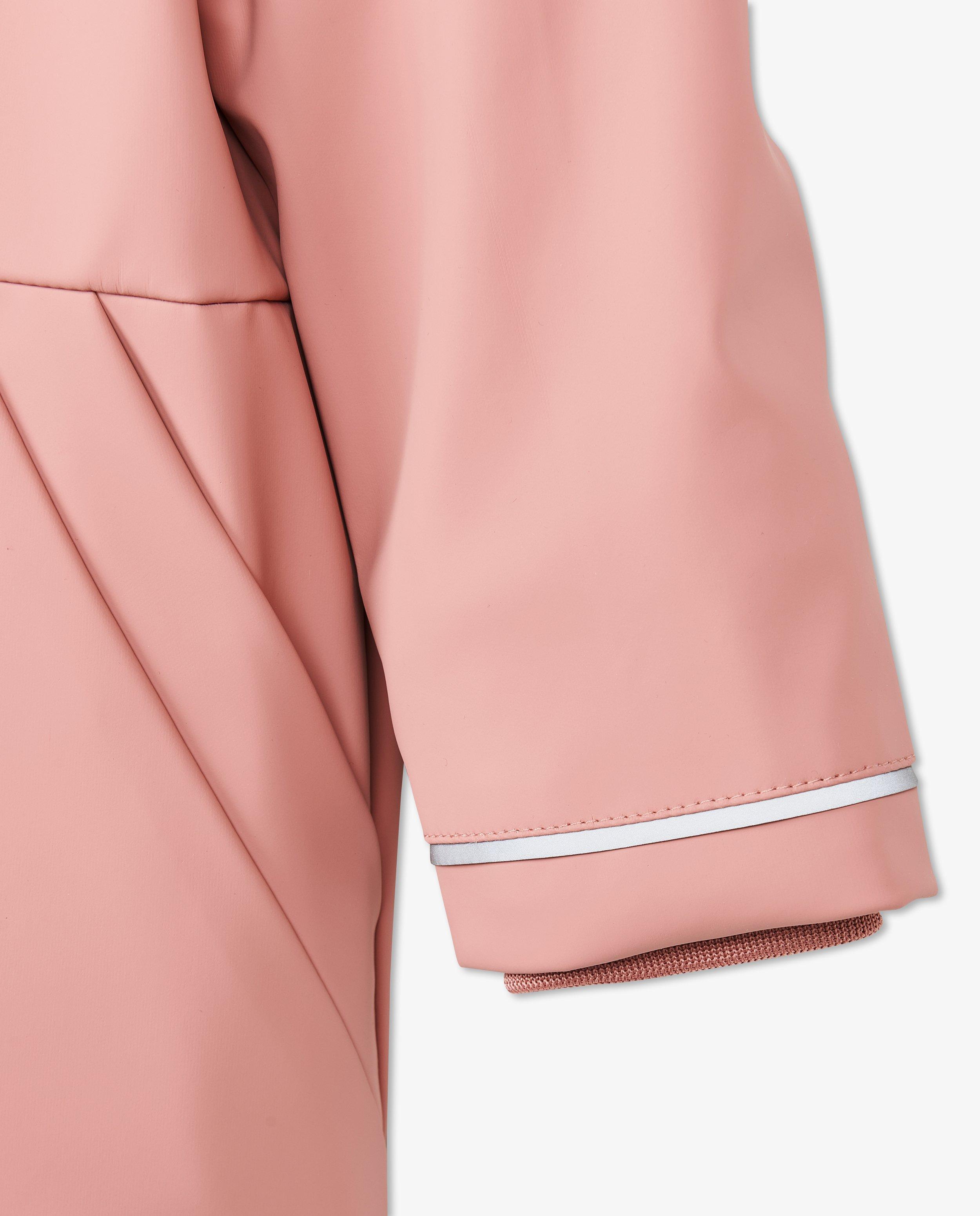 Teddys - Manteau rose en caoutchouc avec un imprimé licorne