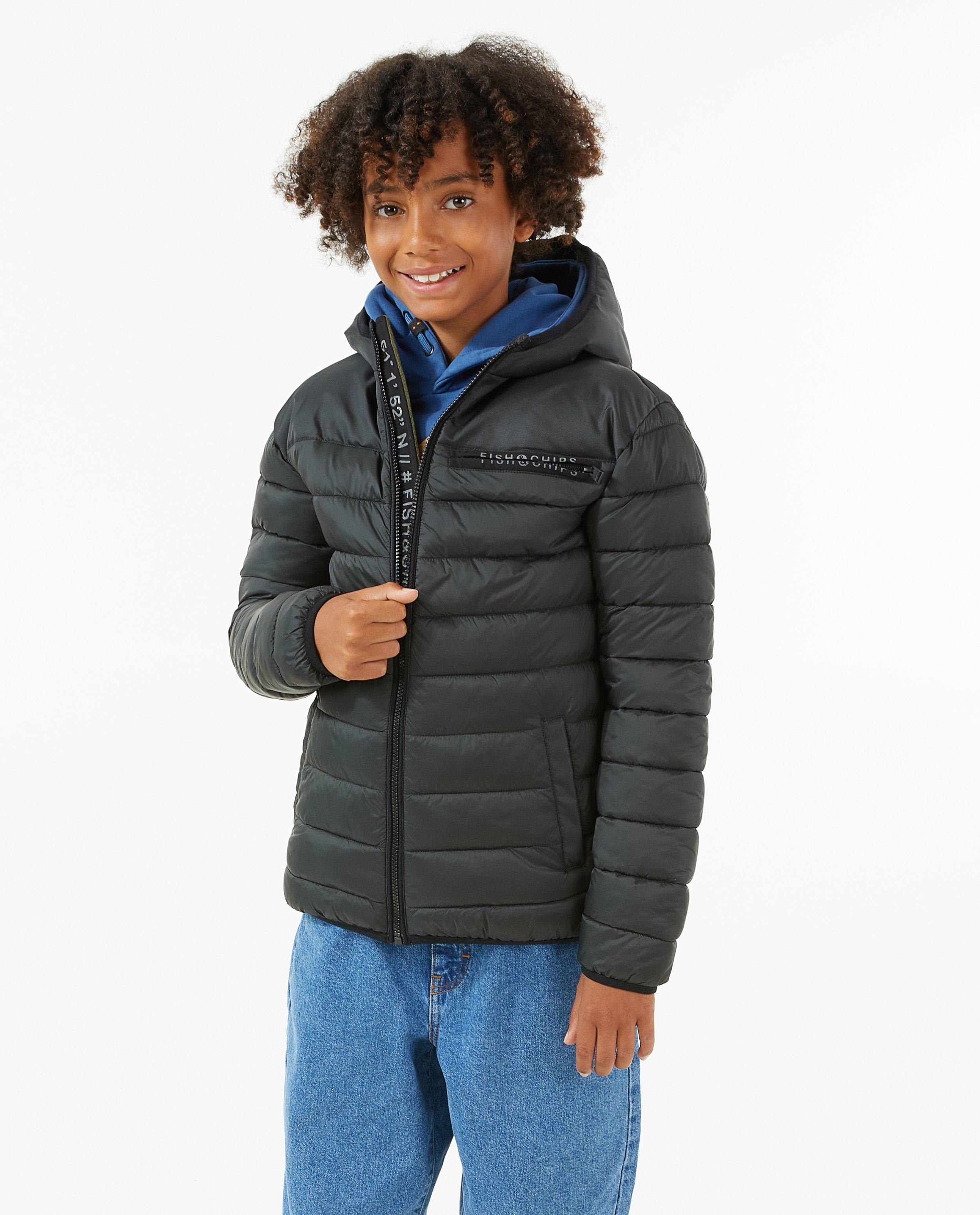 Sportieve jas met contrast - Product Detail - zwart - afbeelding nummer 2