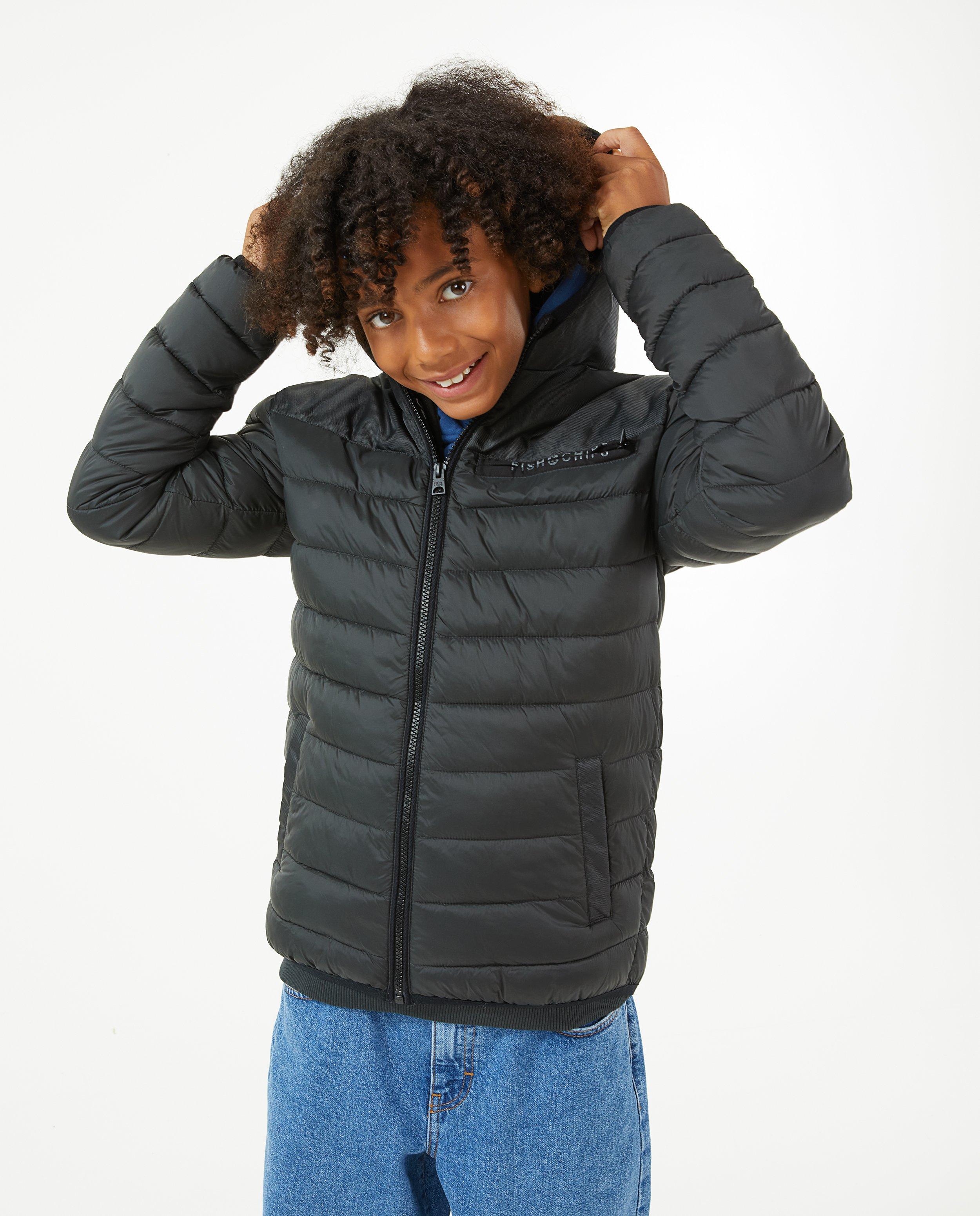 Sportieve jas met contrast - Product Detail - zwart - afbeelding nummer 3