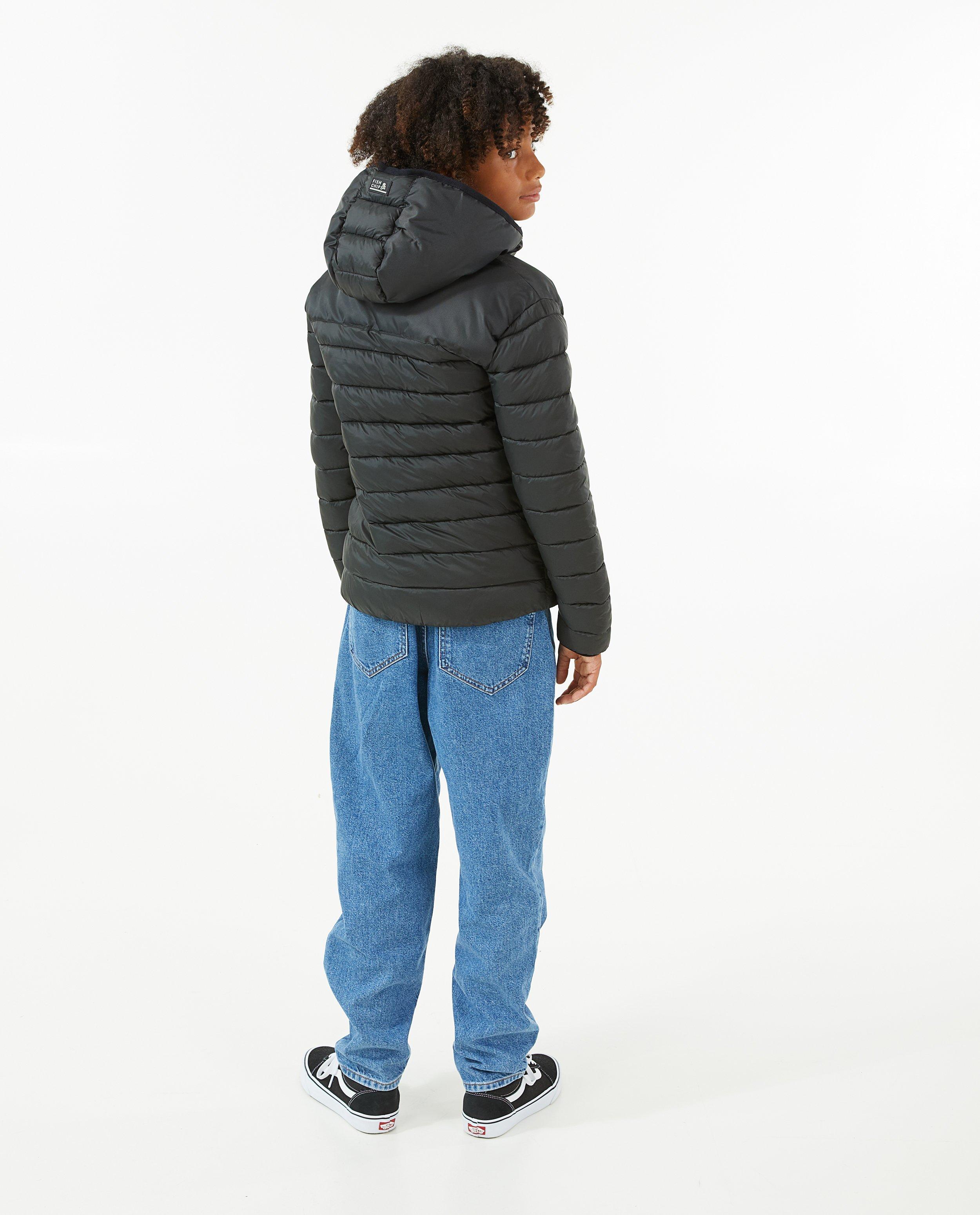 Sportieve jas met contrast - Product Detail - zwart - afbeelding nummer 4