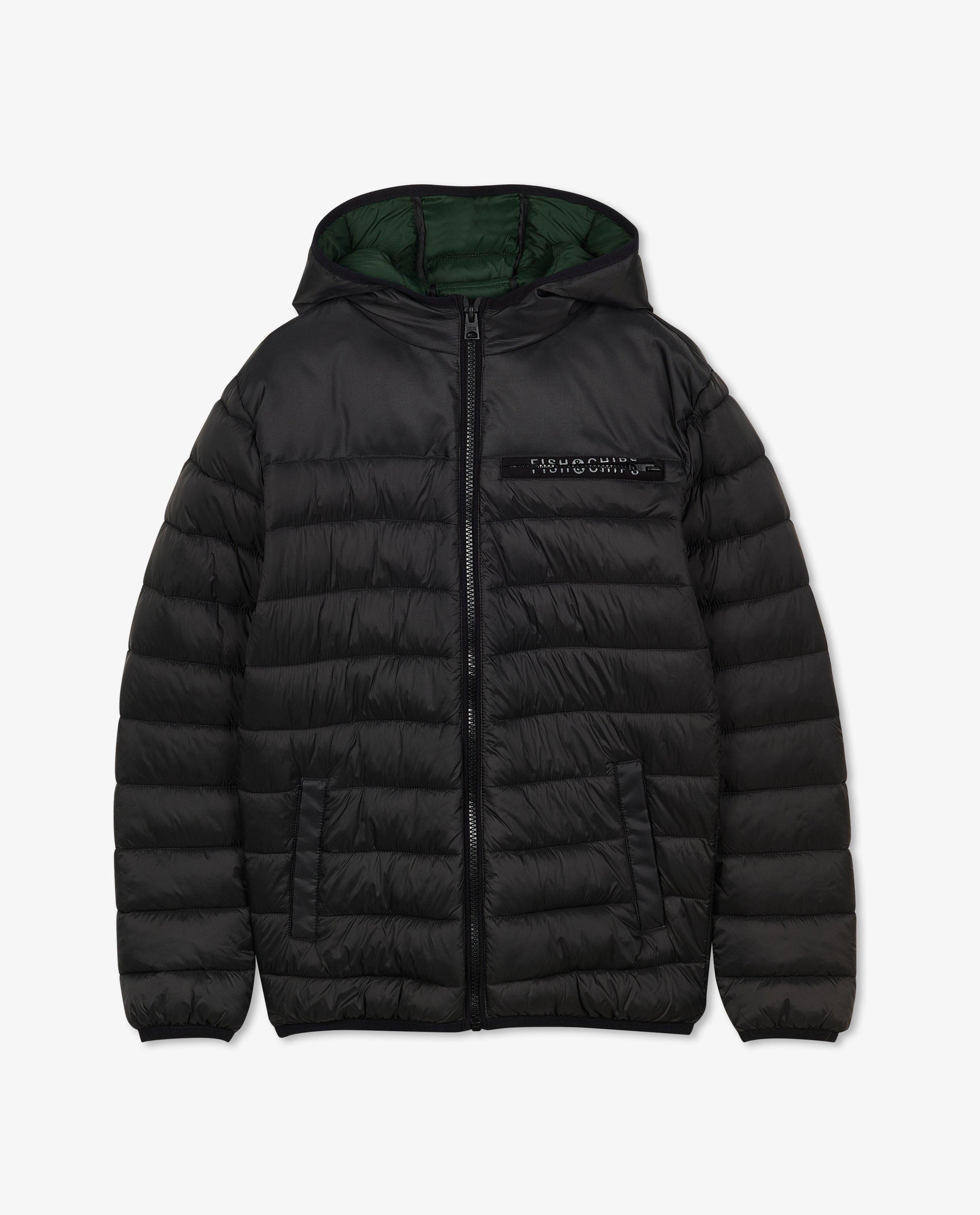 Sportieve jas met contrast - Product Detail - zwart - afbeelding nummer 5