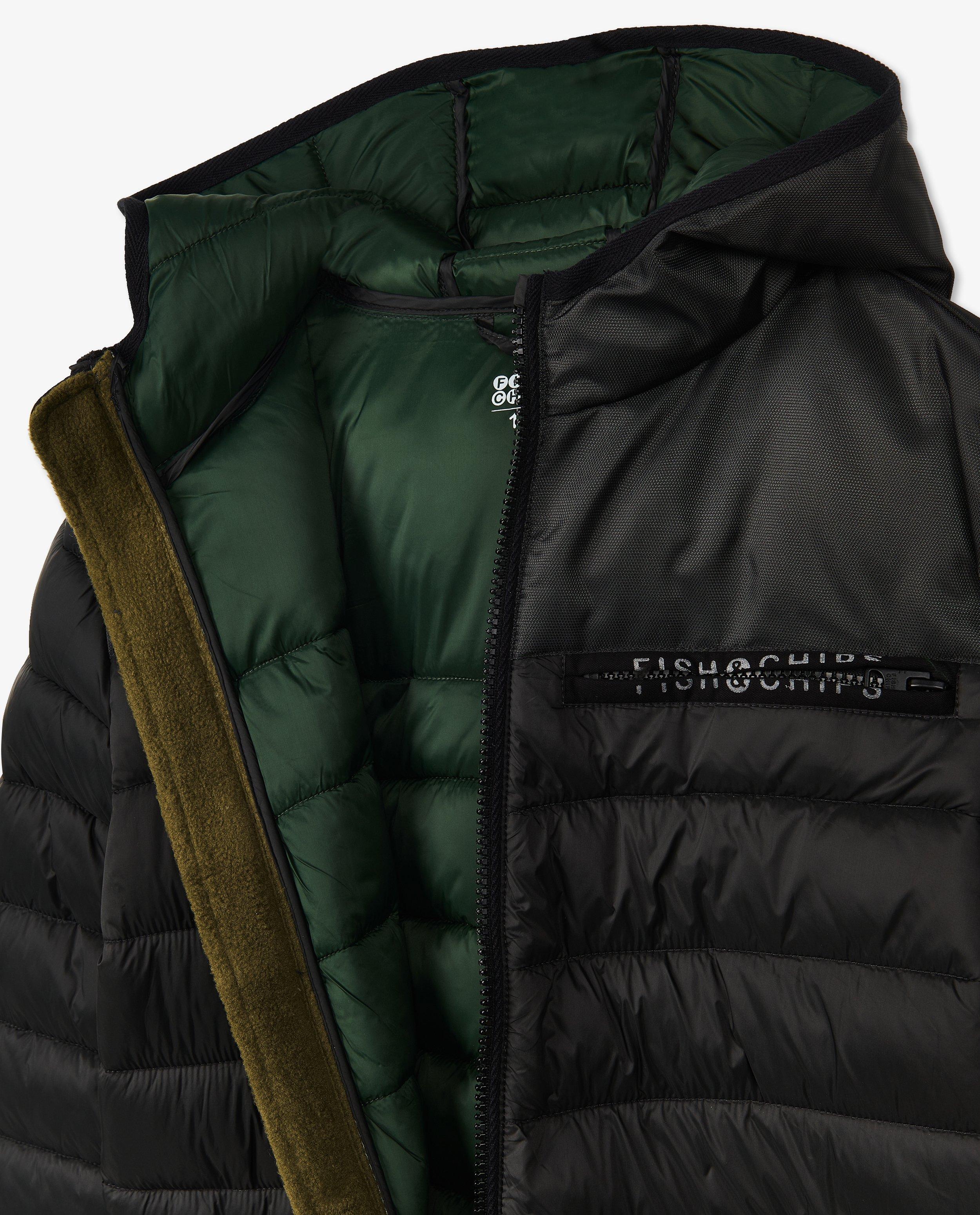 Sportieve jas met contrast - Product Detail - zwart - afbeelding nummer 6