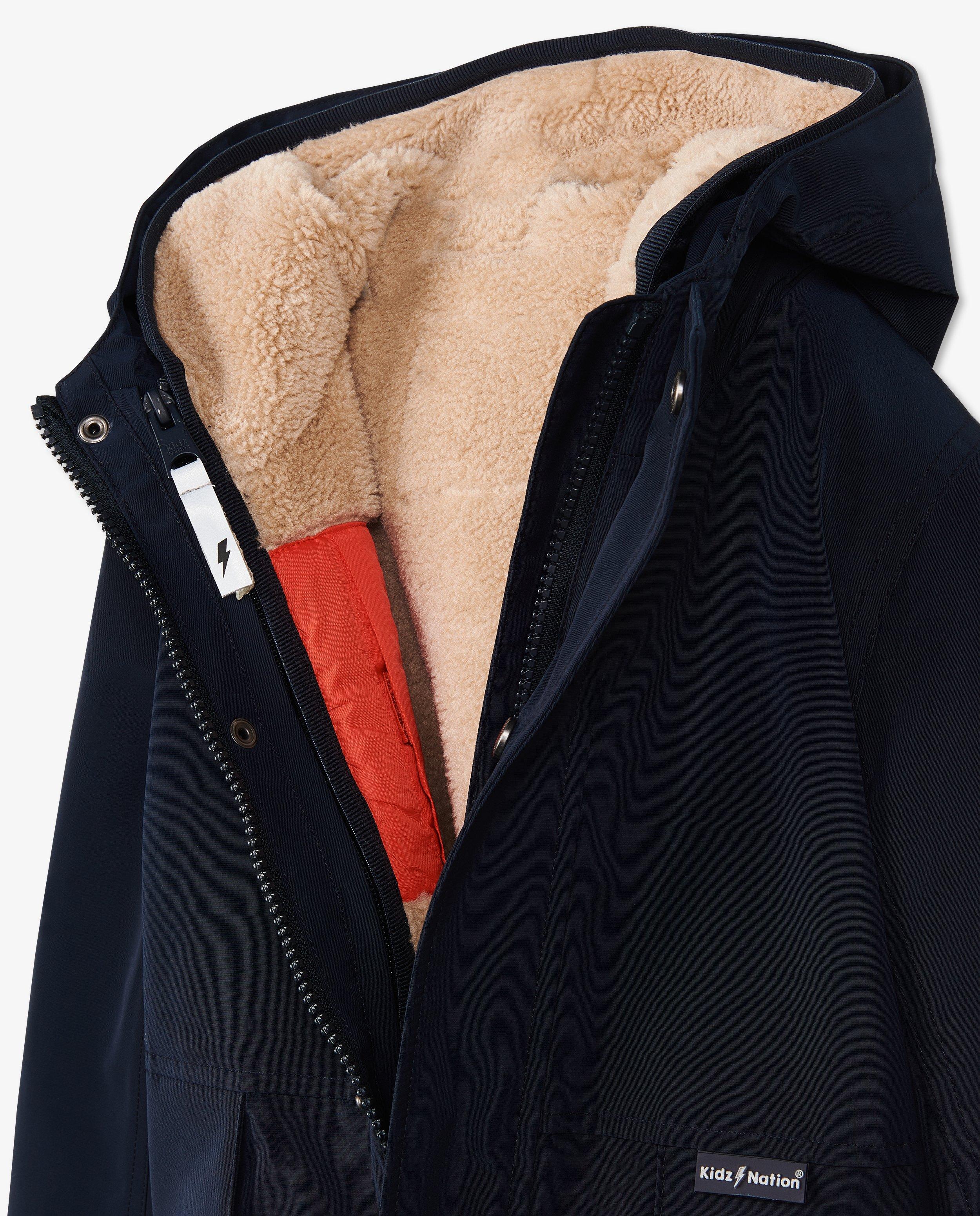 Parka's - 2-in-1 jas in blauw, 2-7 jaar