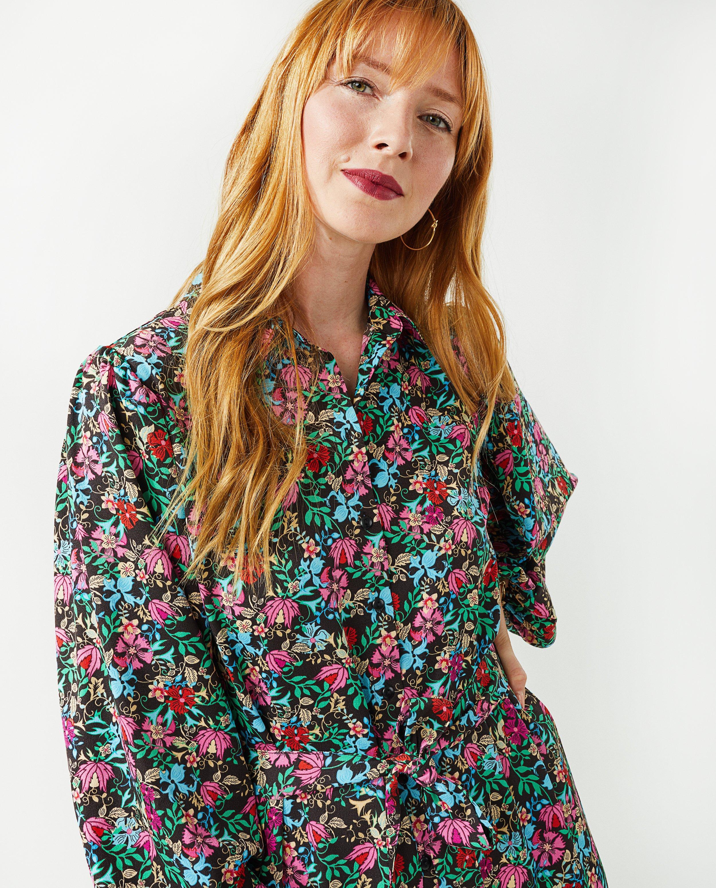Jurk met bloemenprint - null - Sora