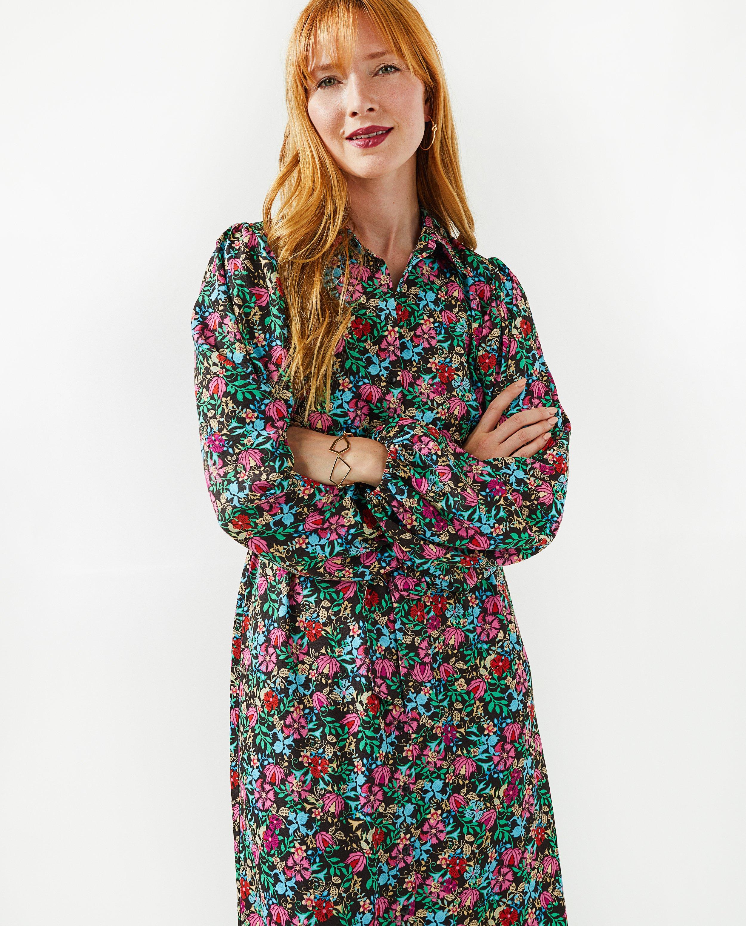 Kleedjes - Jurk met bloemenprint