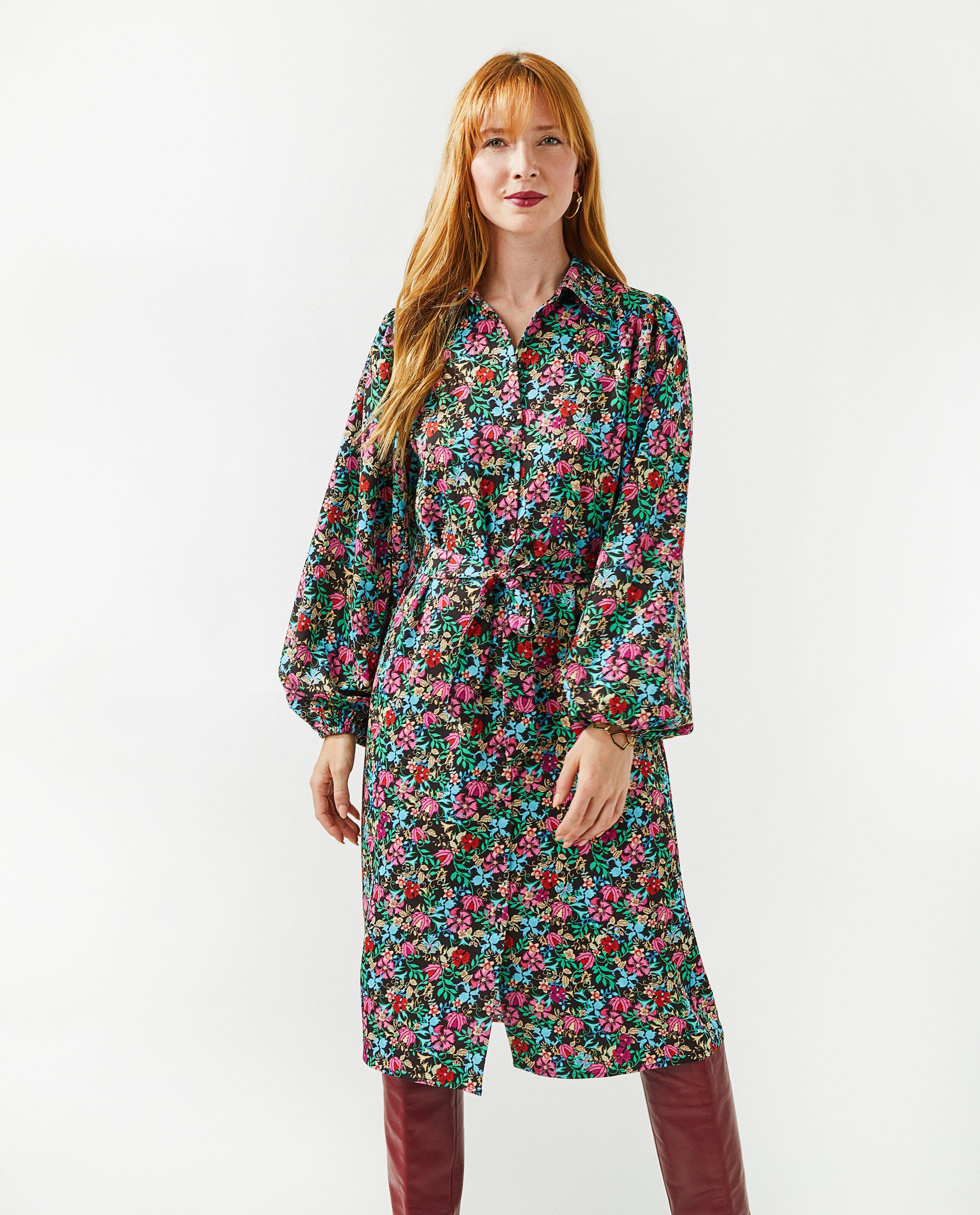 Kleedjes - Jurk met bloemenprint