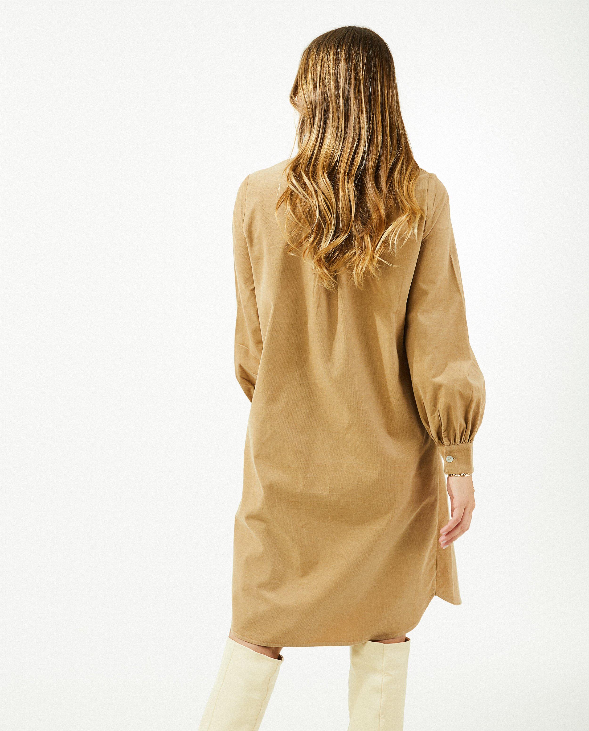 Robes - Robe chemisier rose