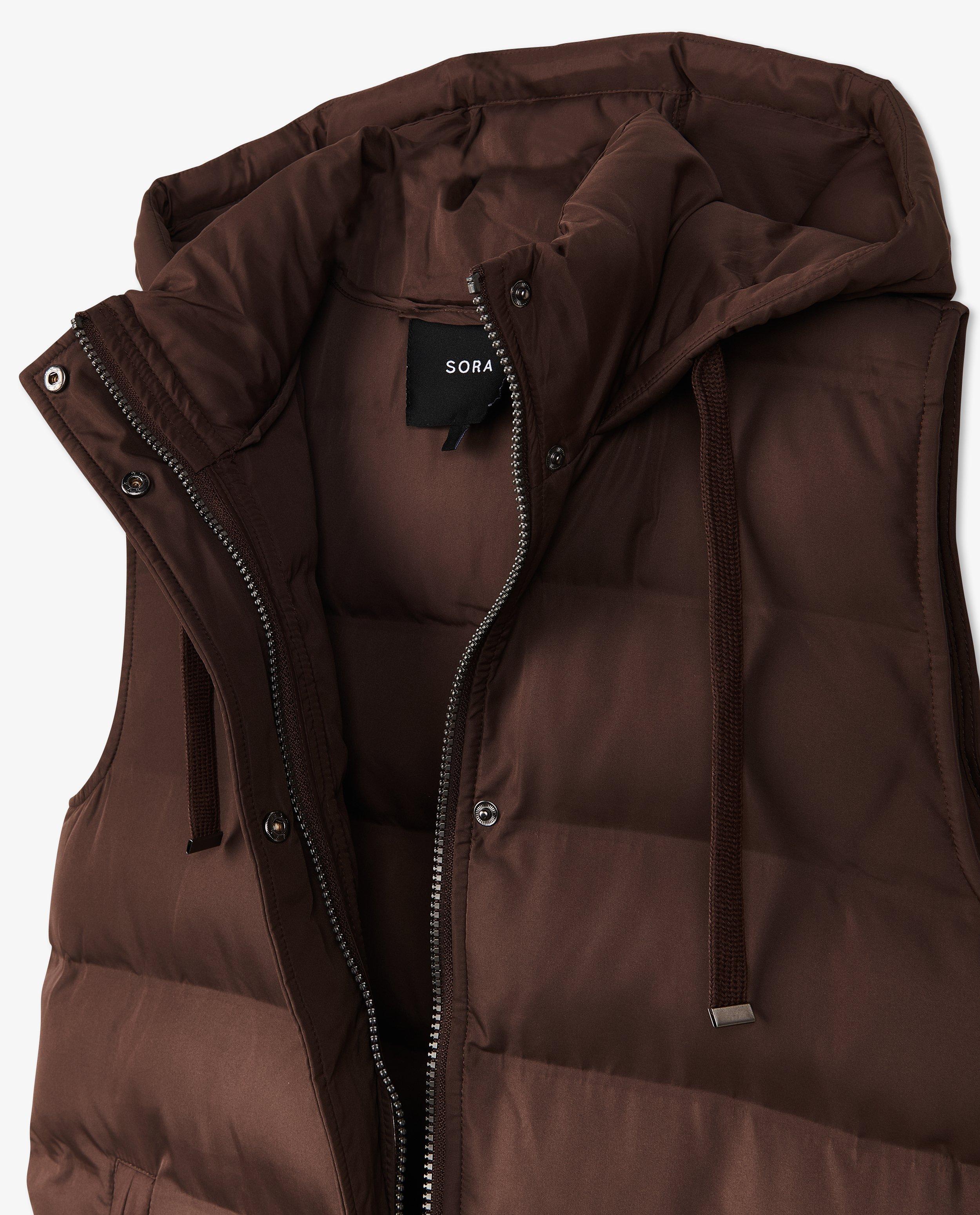 Doudounes - Veste brune sans manches