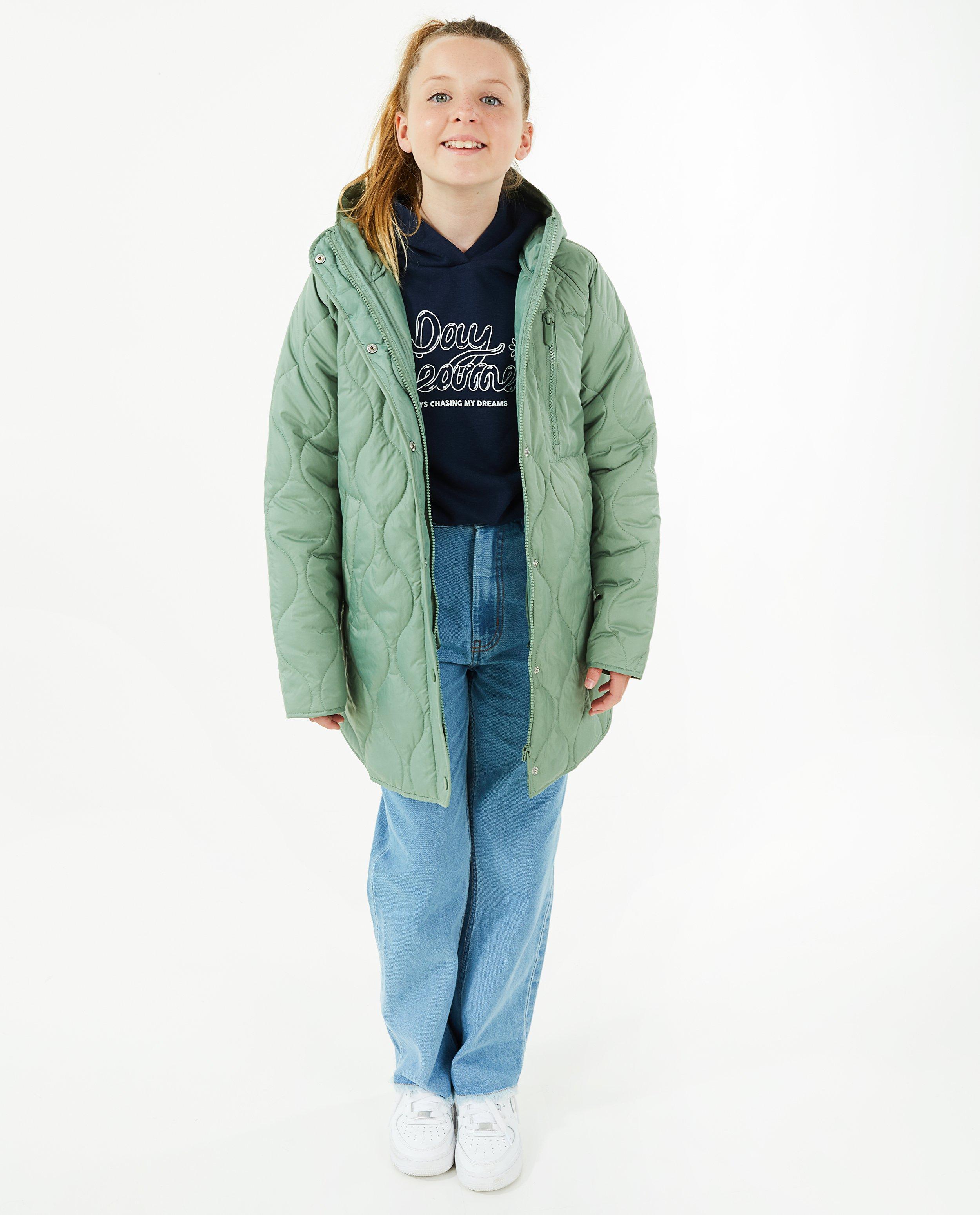 Groene quilted jas - null - Fish & Chips
