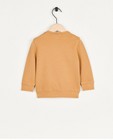 Sweaters - Bruine sweater met opschrift (NL)