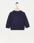 Sweaters - Blauwe sweater met opschrift (FR)