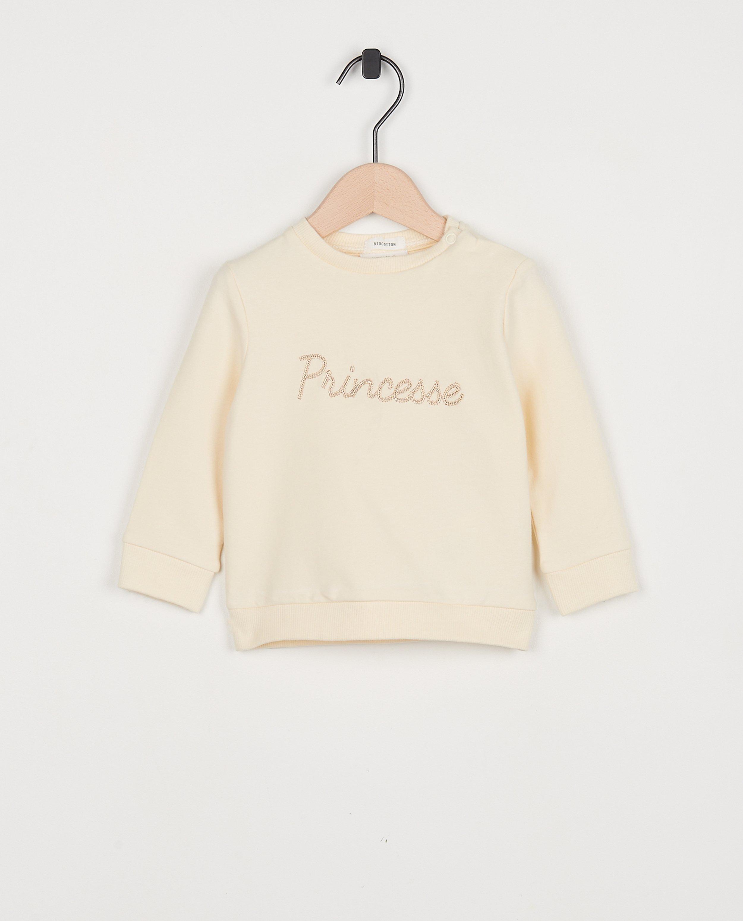 Sweat brun avec une inscription (FR) - null - Cuddles and Smiles