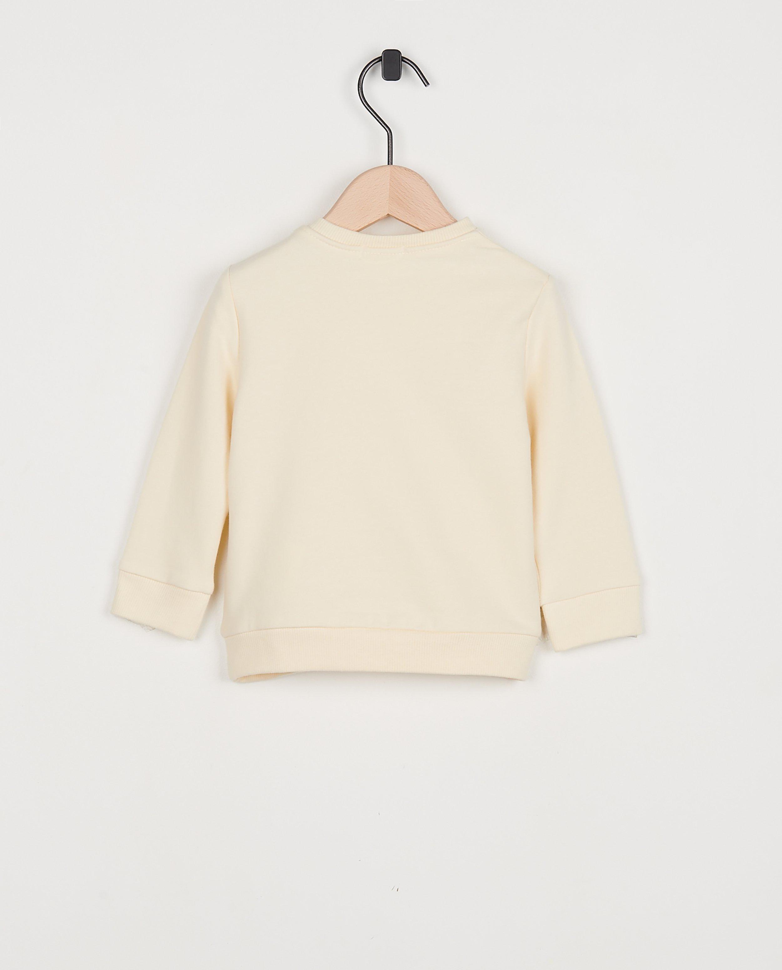Sweats - Sweat brun avec une inscription (FR)