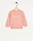 Blauwe sweater met opschrift (NL) - null - Cuddles and Smiles