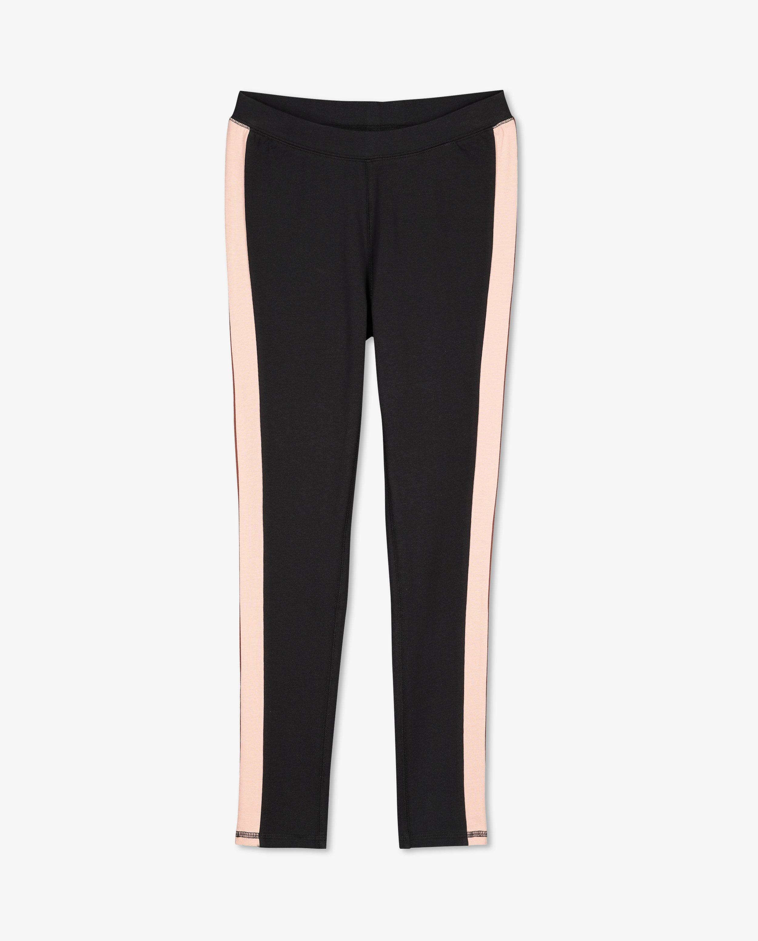 Leggings - Zwarte legging met strepen