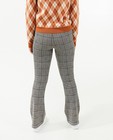 Pantalons - Pantalon brun à carreaux
