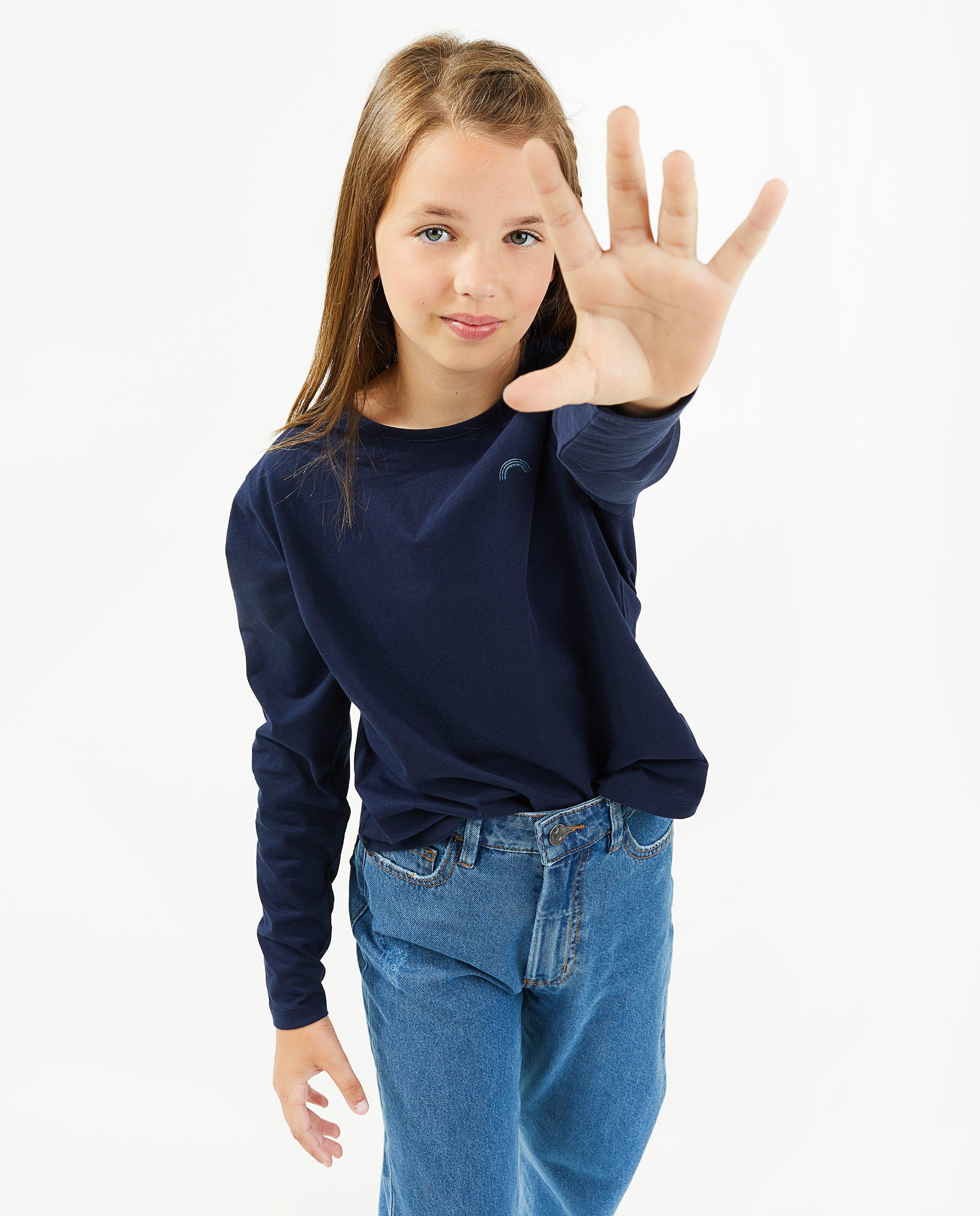 T-shirts - Zwarte longsleeve