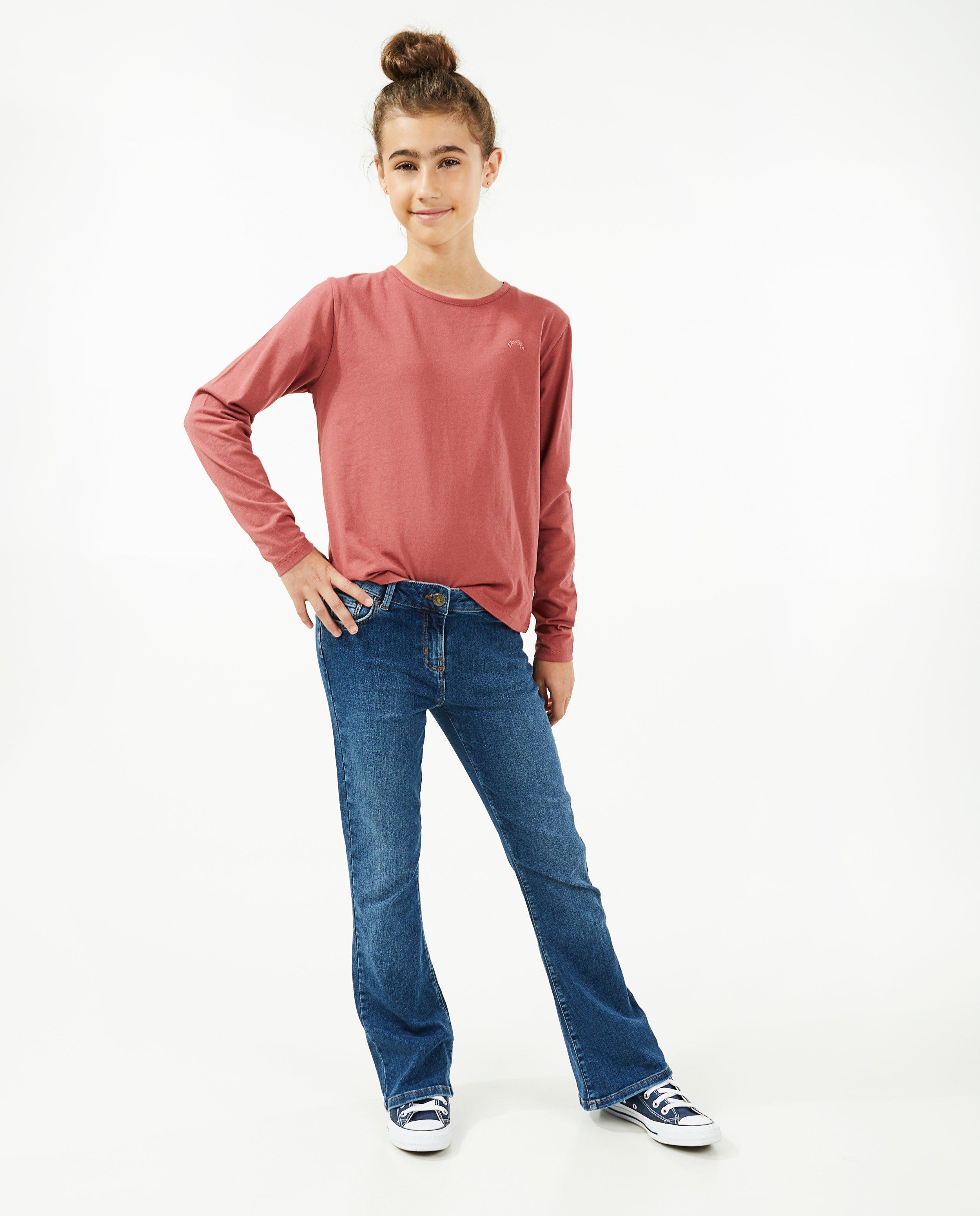 T-shirt bleu foncé à manches longues - null - Besties