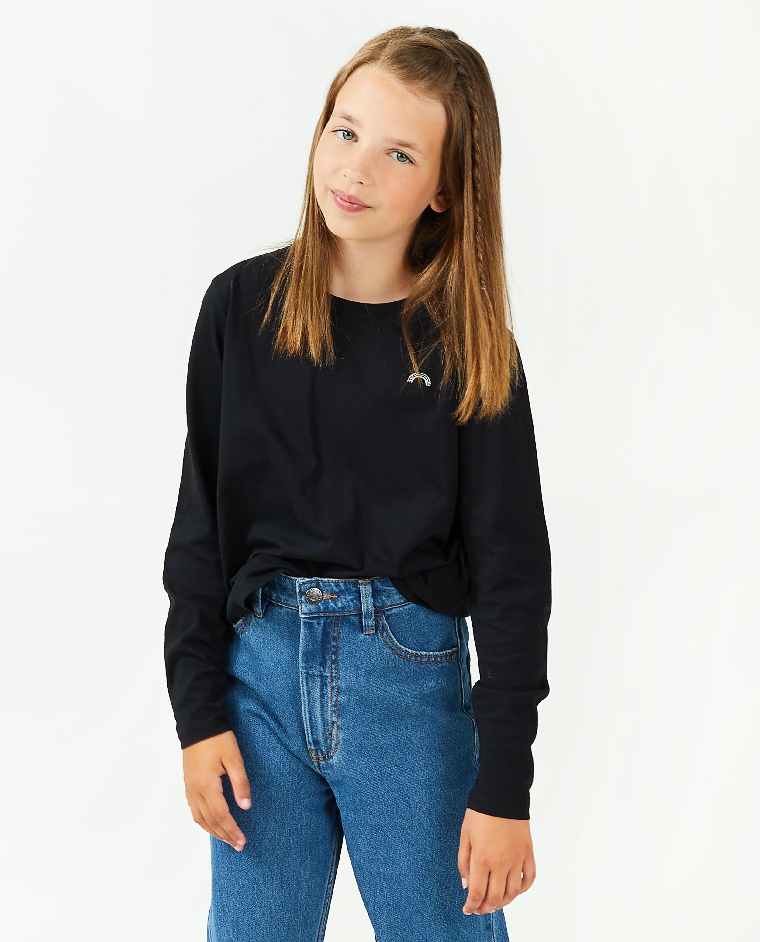 T-shirts - Zwarte longsleeve