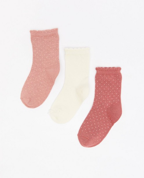 Lot de 3 paires de chaussettes pour bébés - null - Cuddles and Smiles