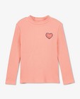 T-shirts - Roze longsleeve met hartje